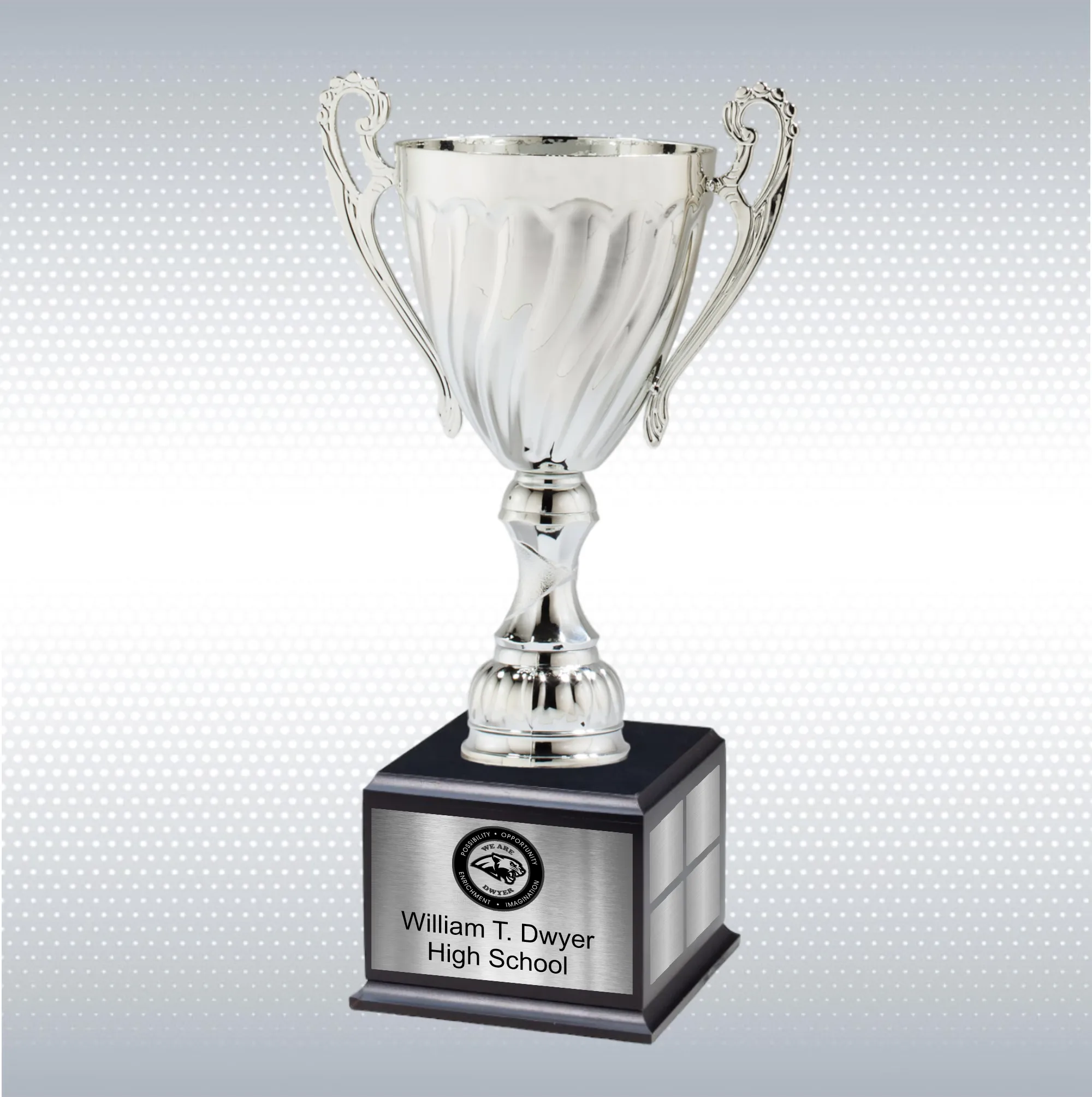 Silver Metal Cup w/ Black Perpetual Base 4