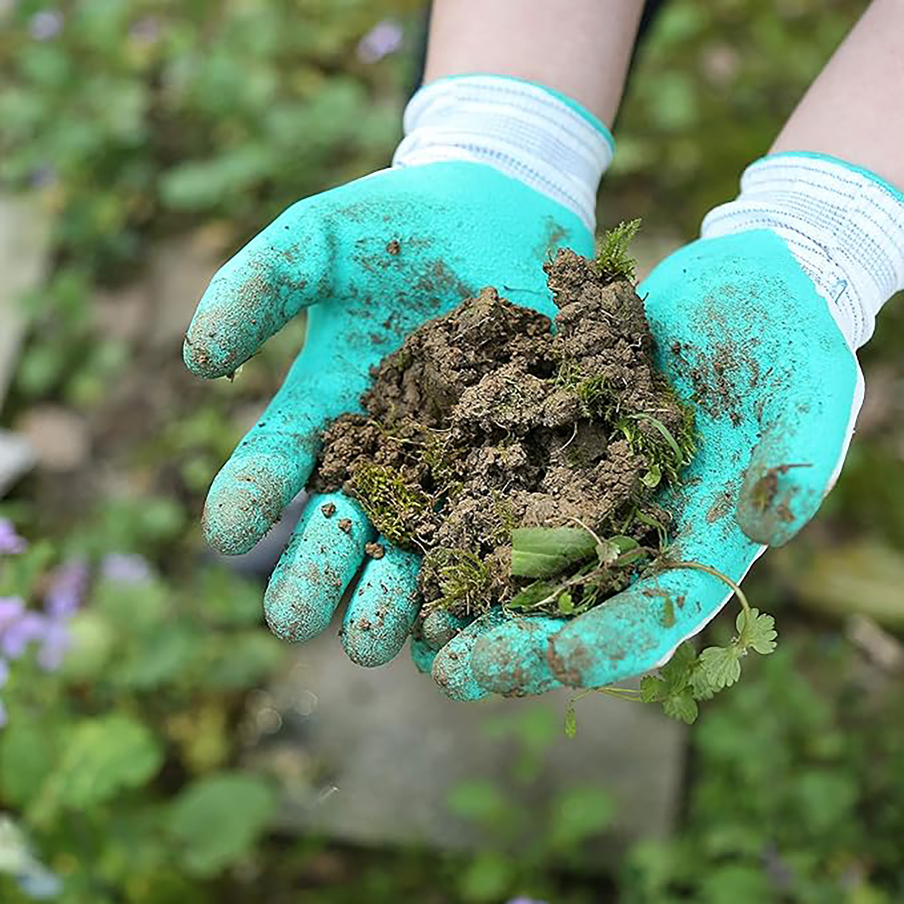 Rubber Coated Gardening Gloves 4