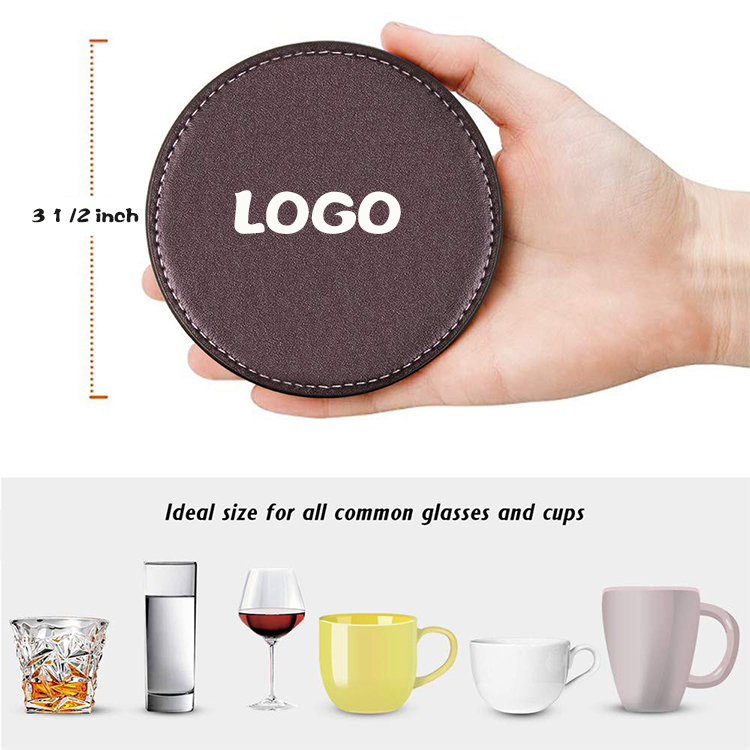 PU Leather Coaster 3