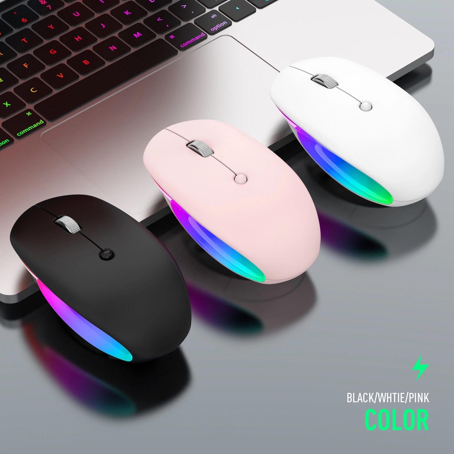 Bluetooth 5.1 Wireless 2.4G Gaming Mouse 14 Rgb 4
