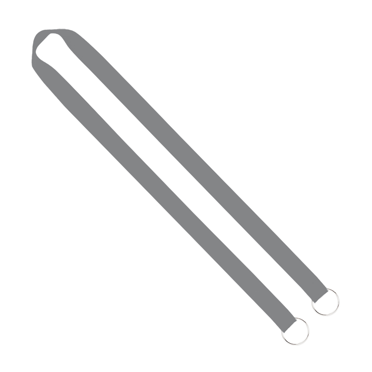 3/4" Screen Printed Lanyard with Double Clips 10