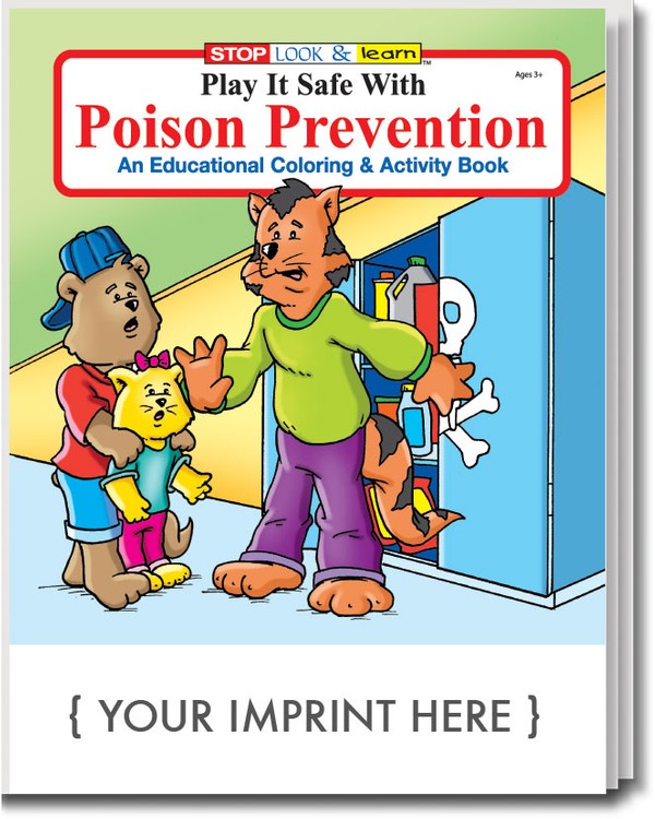 COLORING BOOK - Play It Safe With Poison Prevention Coloring & Activity Book 2