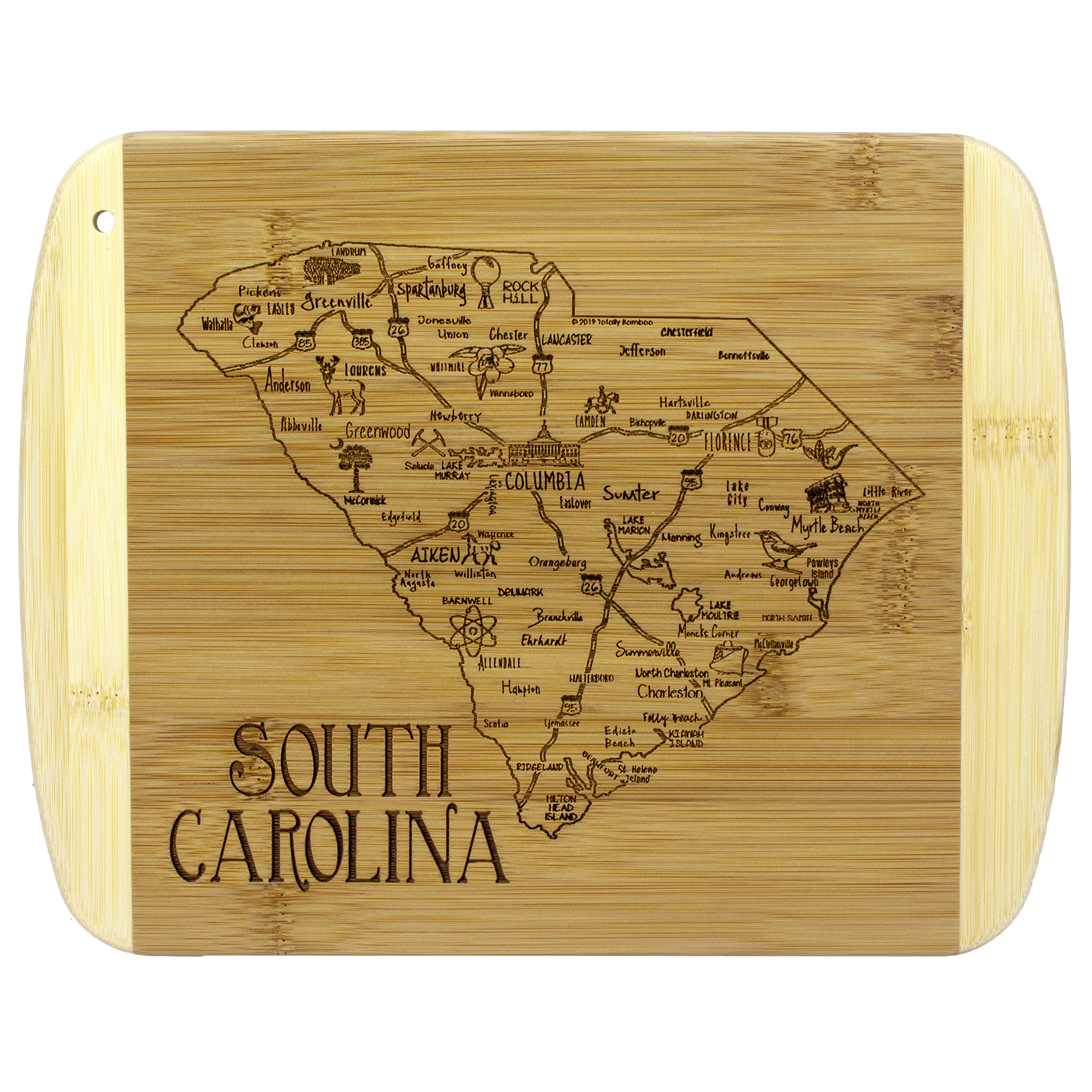 A Slice of Life South Carolina Serving & Cutting Board 2