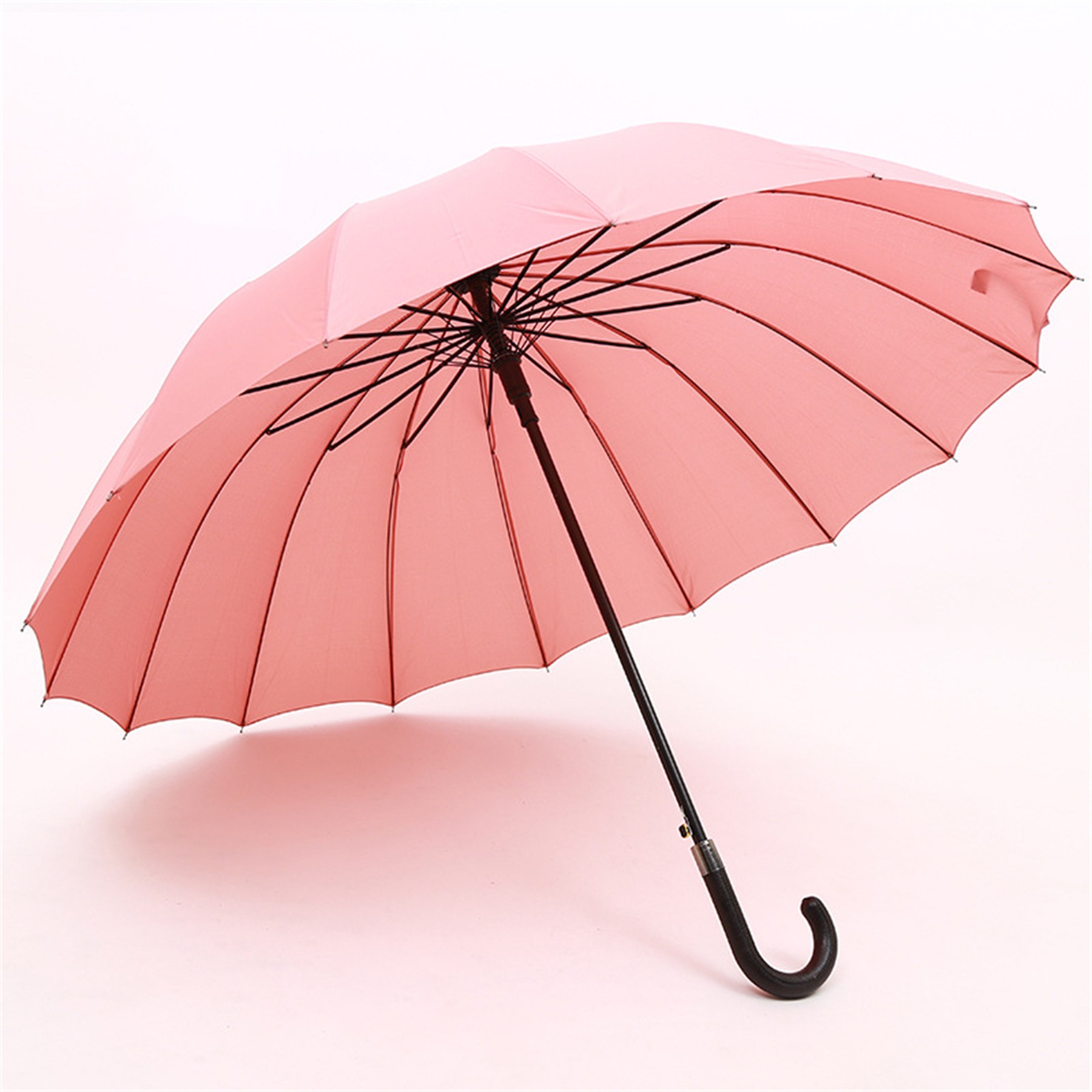 16 Ribs Automatic Open Large Umbrella 3