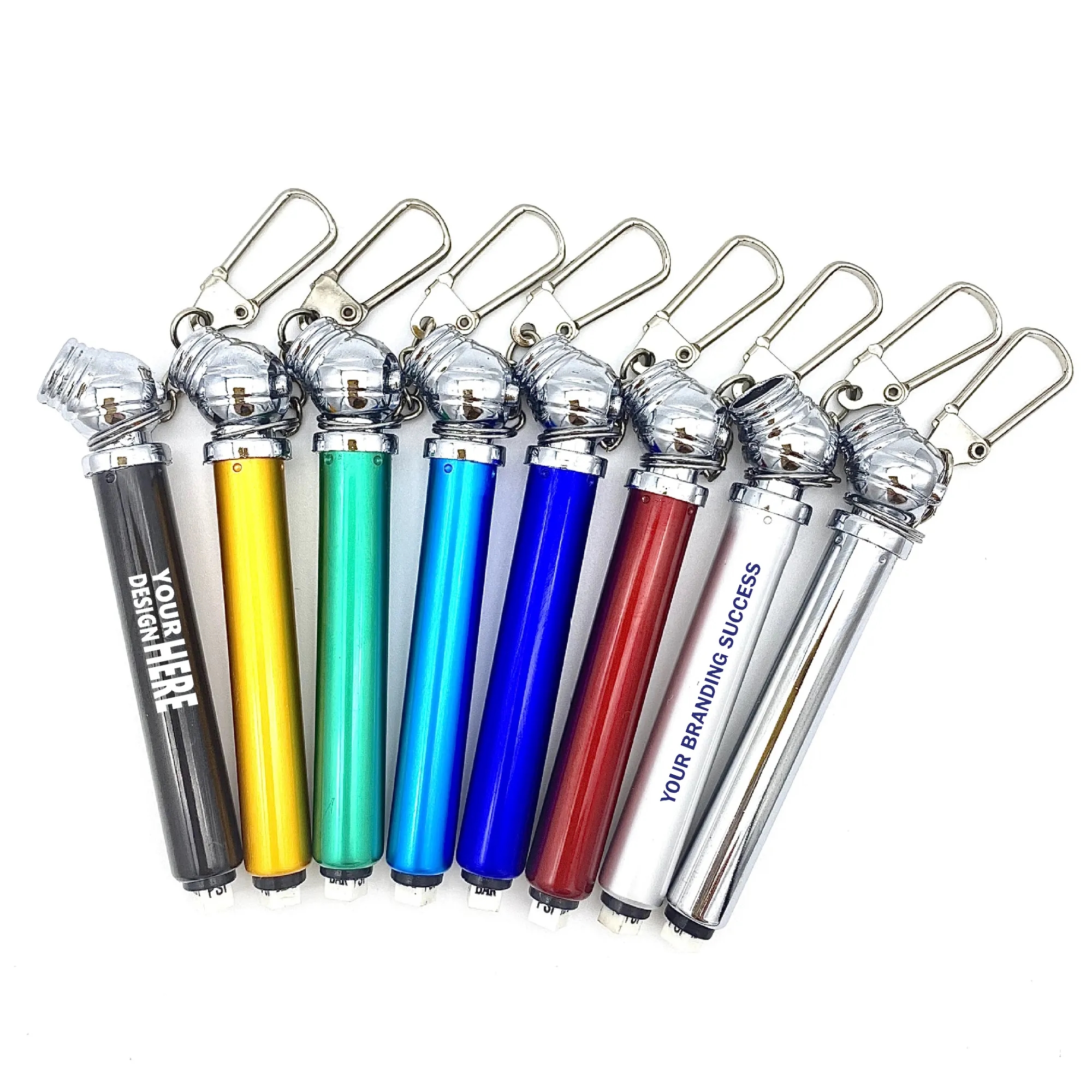Portable Mini Tire Gauge with Keychain 3