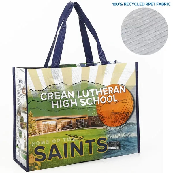 Reusable RPET Laminated Grocery Shopping bag 3