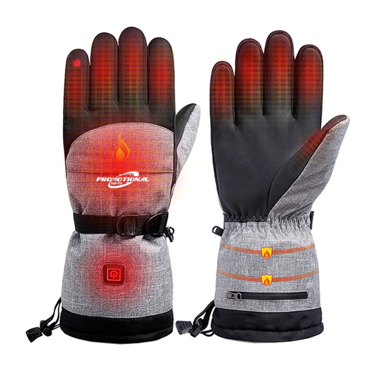 Battery Electric Ski Winter Heated Gloves 2