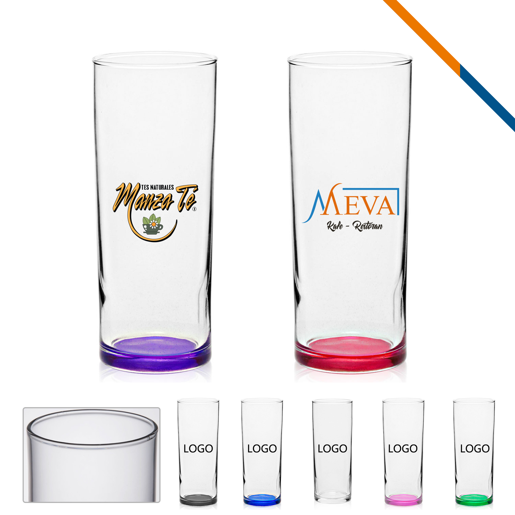 Libbey Valerie Straight Zombie Glasses 6