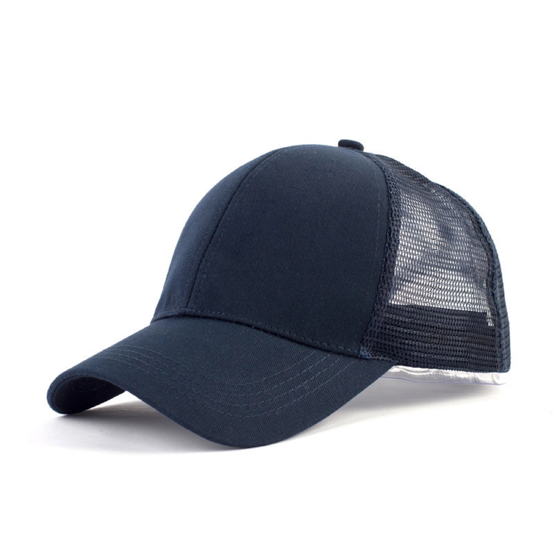 Cotton Horsetail Baseball Cap with Mesh 8