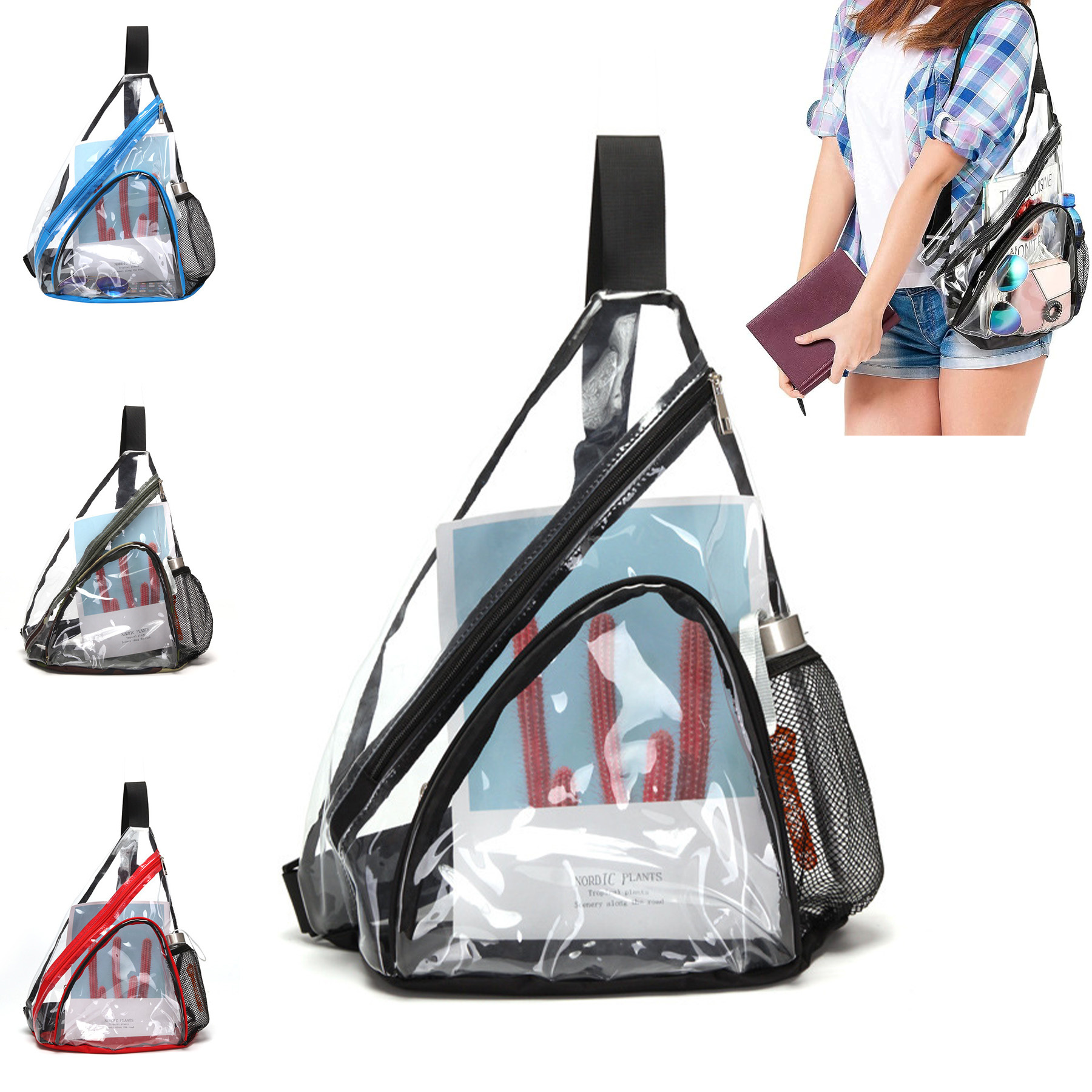 Clear Triangle Bag 5