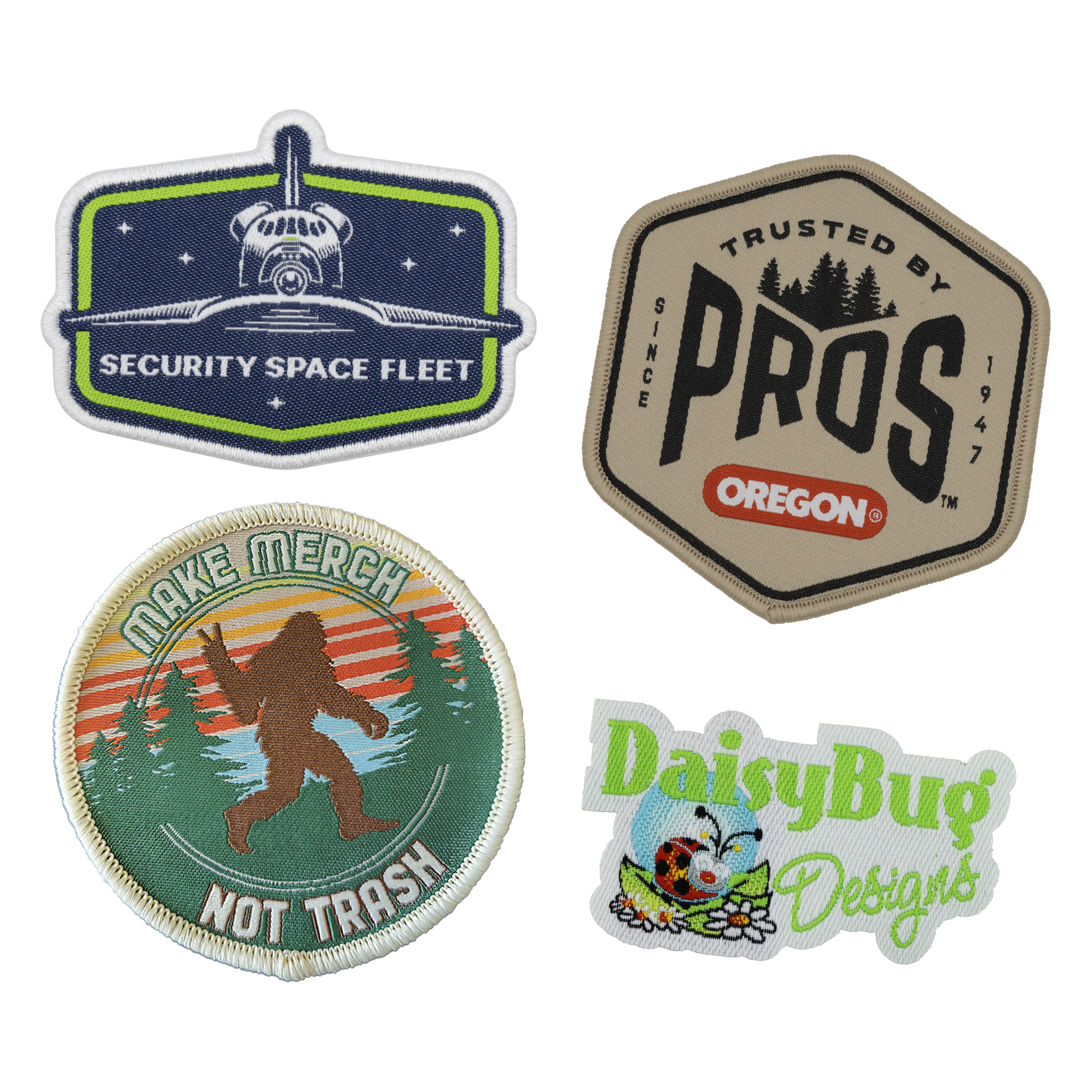 Custom Recycled Woven Patches (2") 2