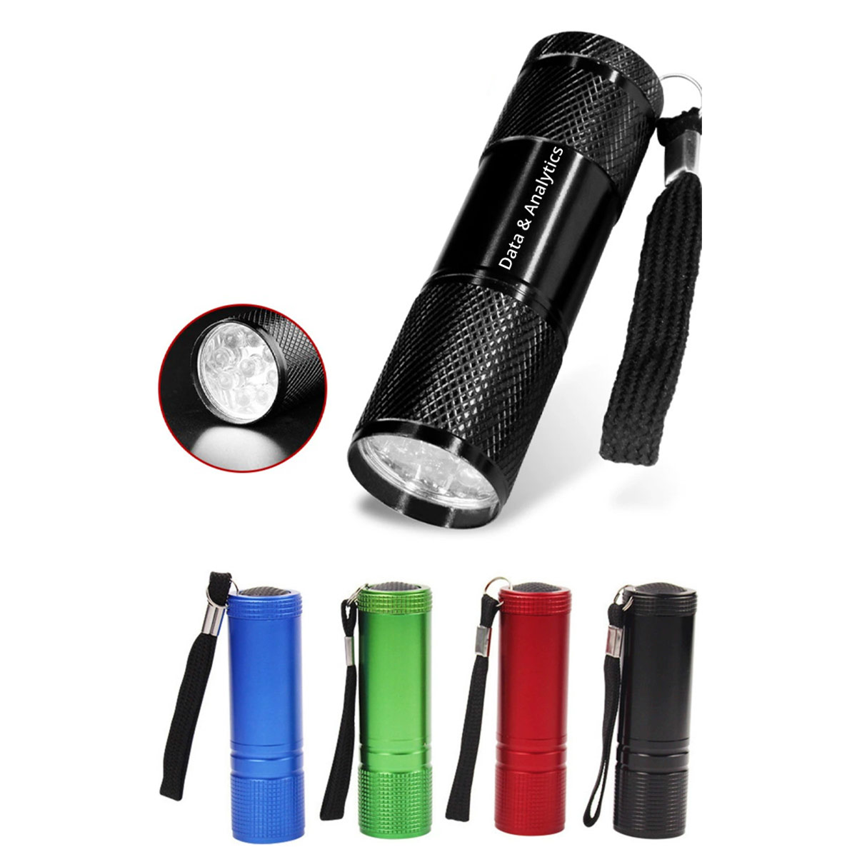 9 LED Flashlight 4
