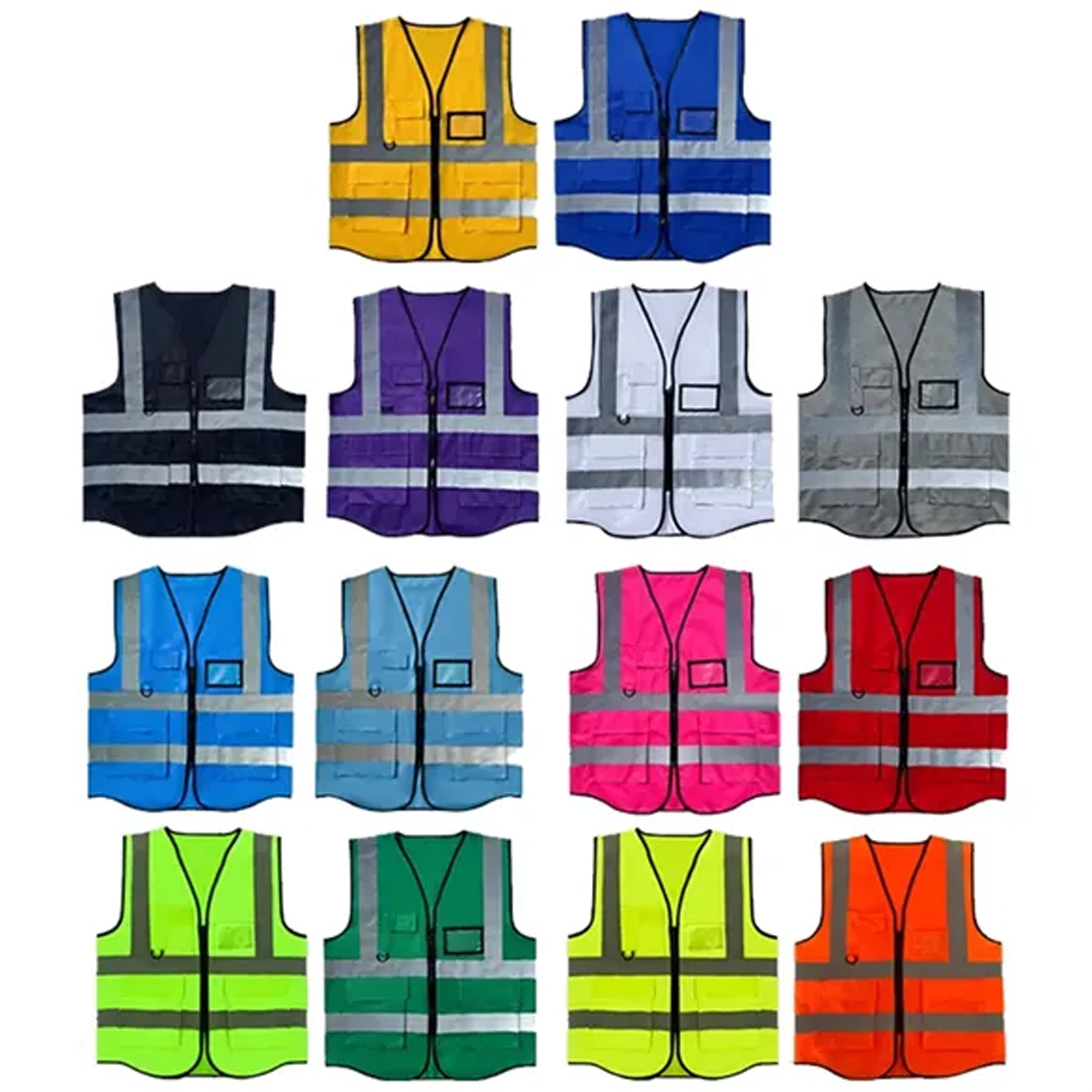 Reflective Work Vest with High Visibility 2