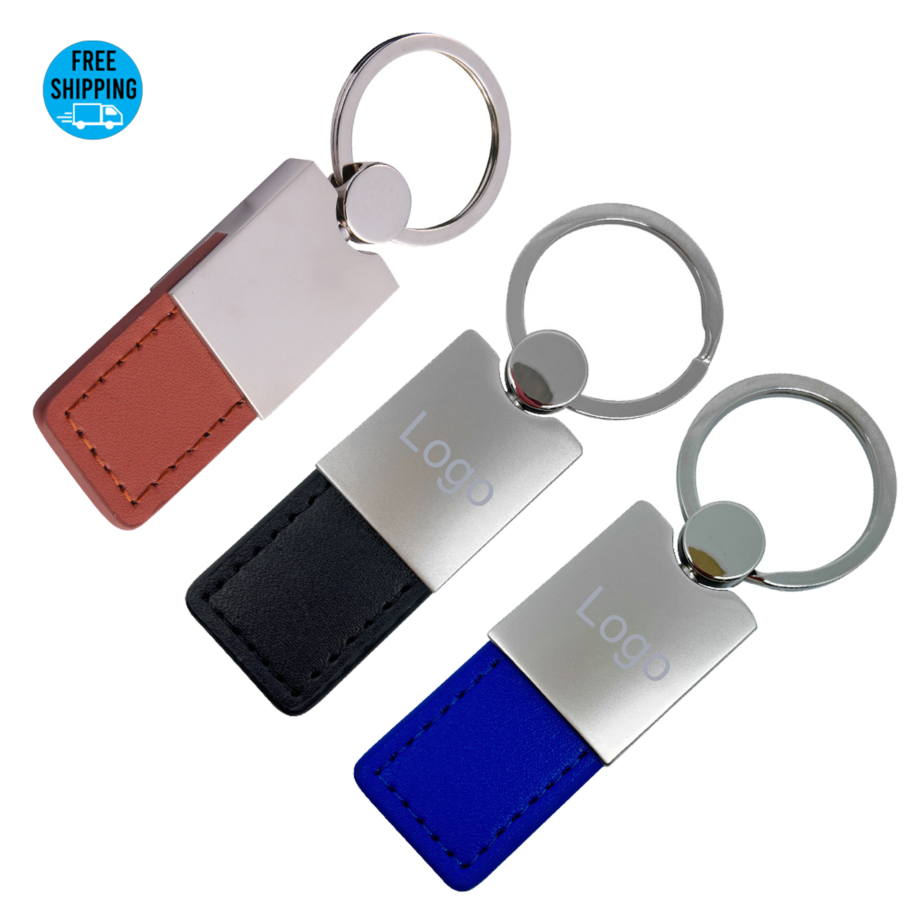 Vegan Leather Car Key Chain 5