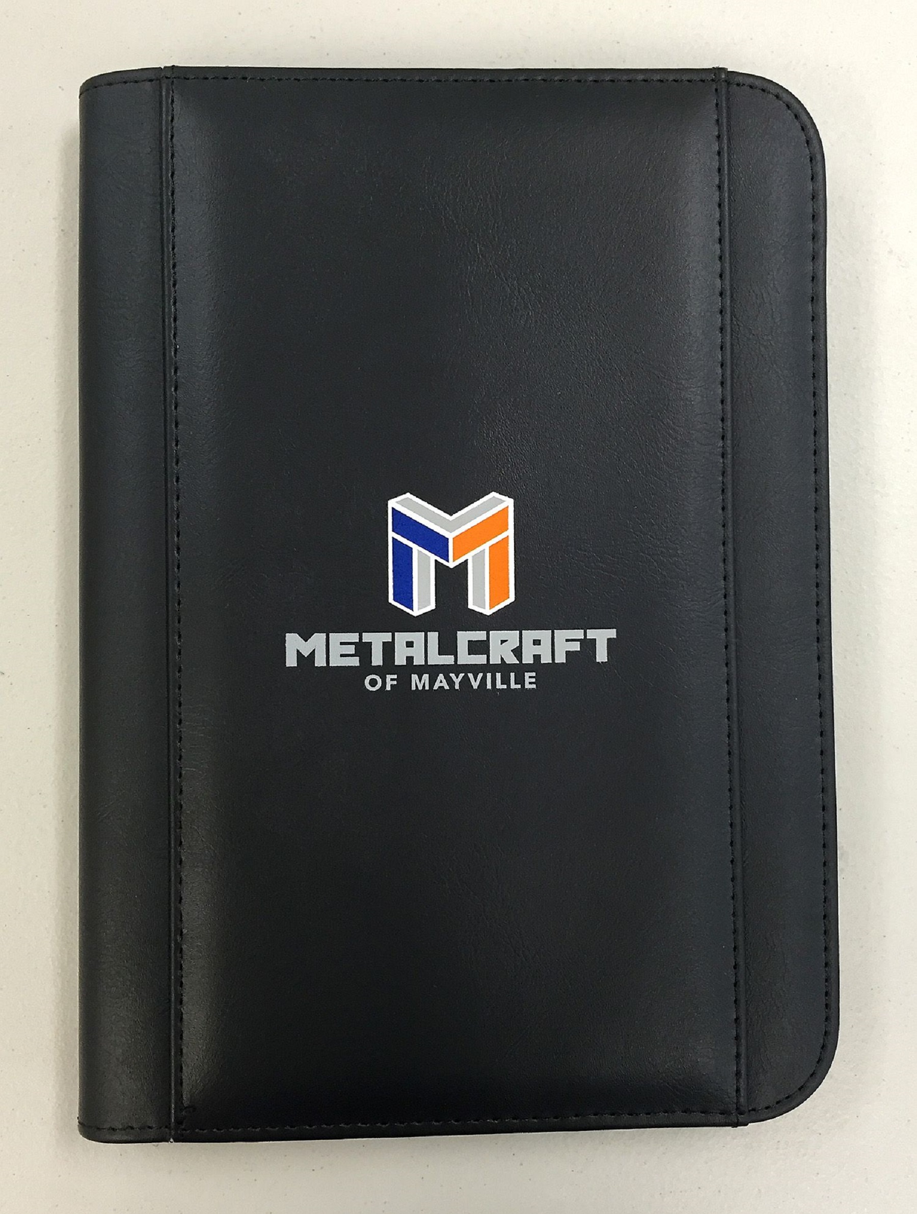 Junior Business Padfolio w/ Outside Pocket, Zipper & Calculator 8