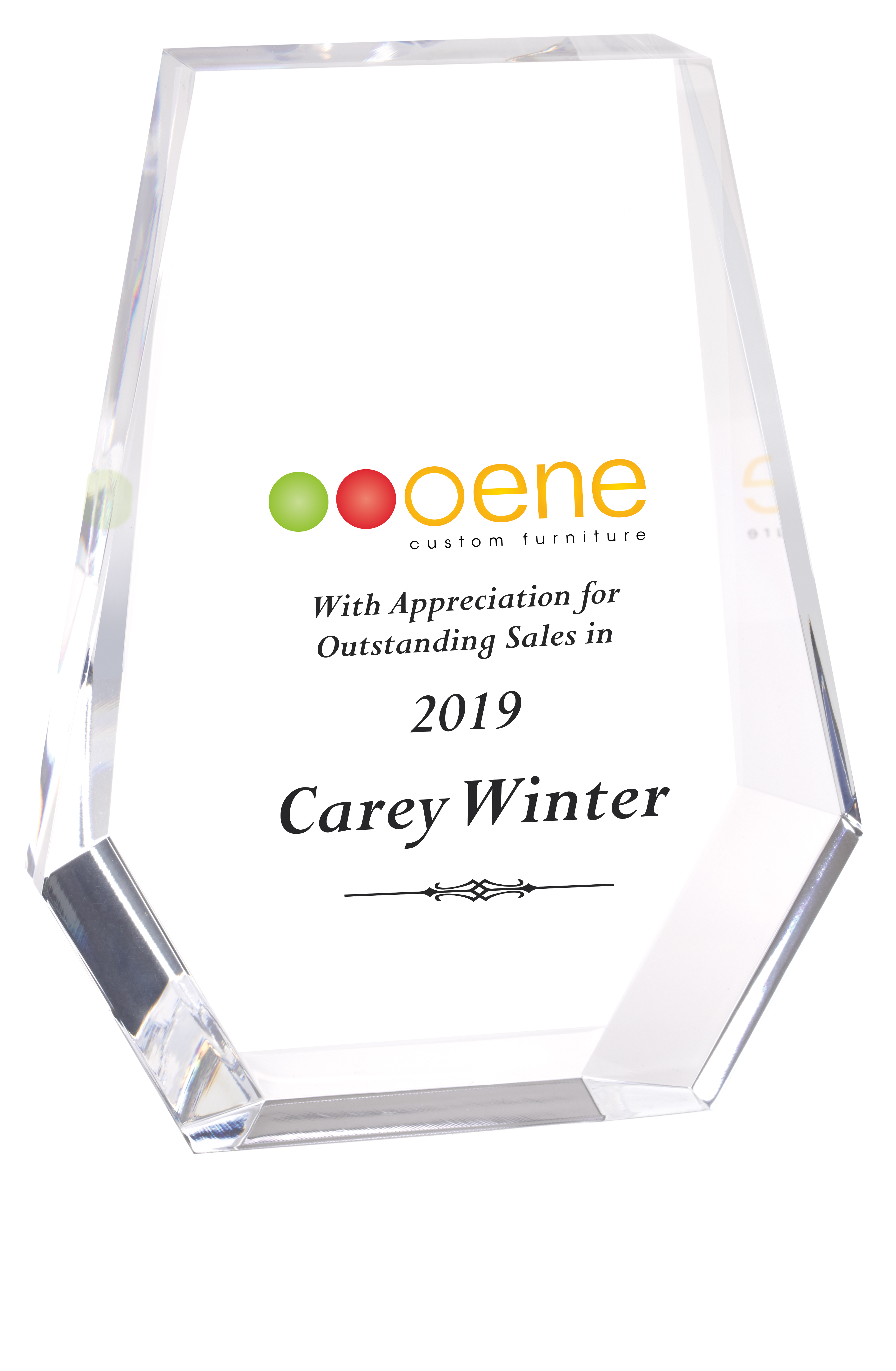 JAFFA® Acrylic Shield Award 8