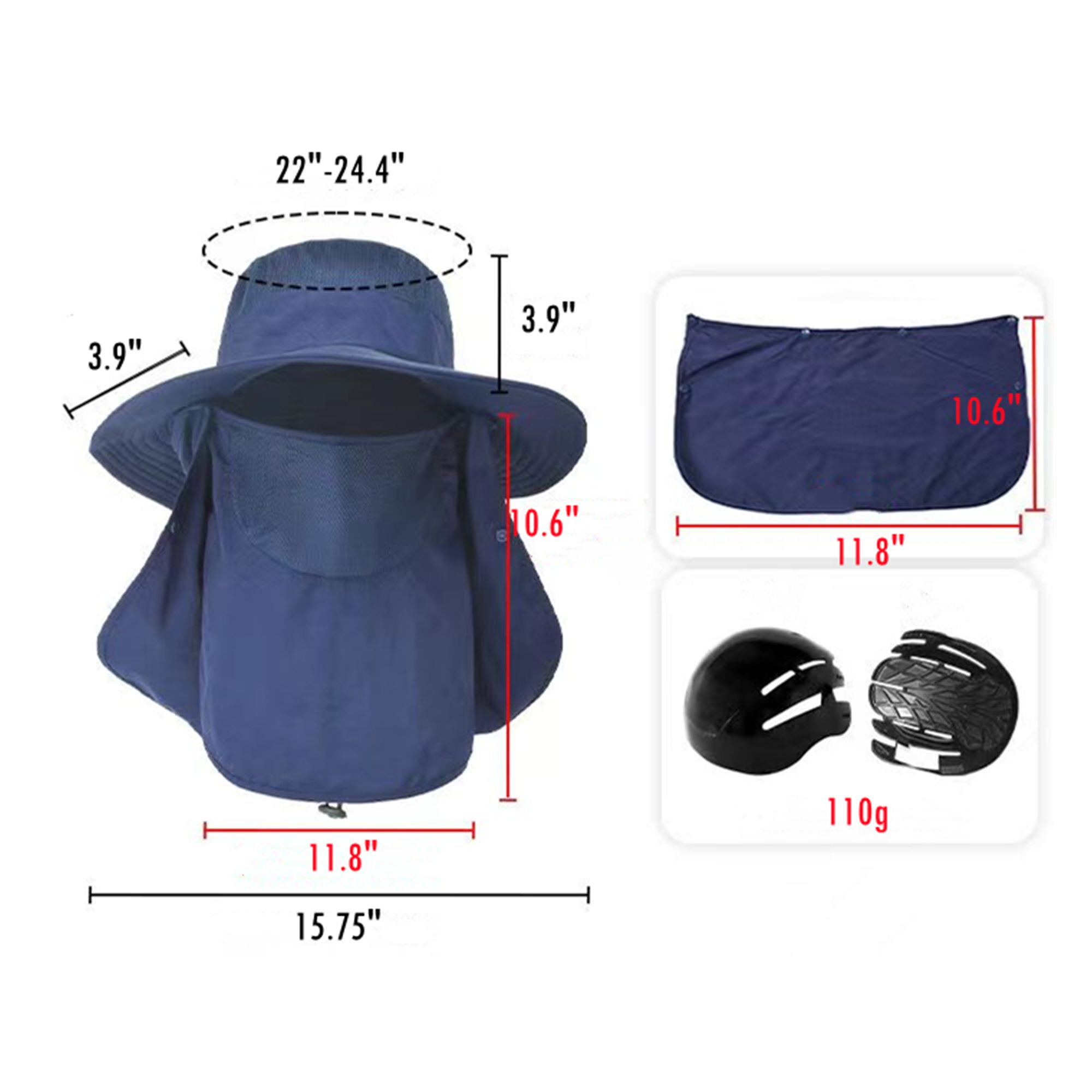 Outdoor UV Sun Protection Hat 4