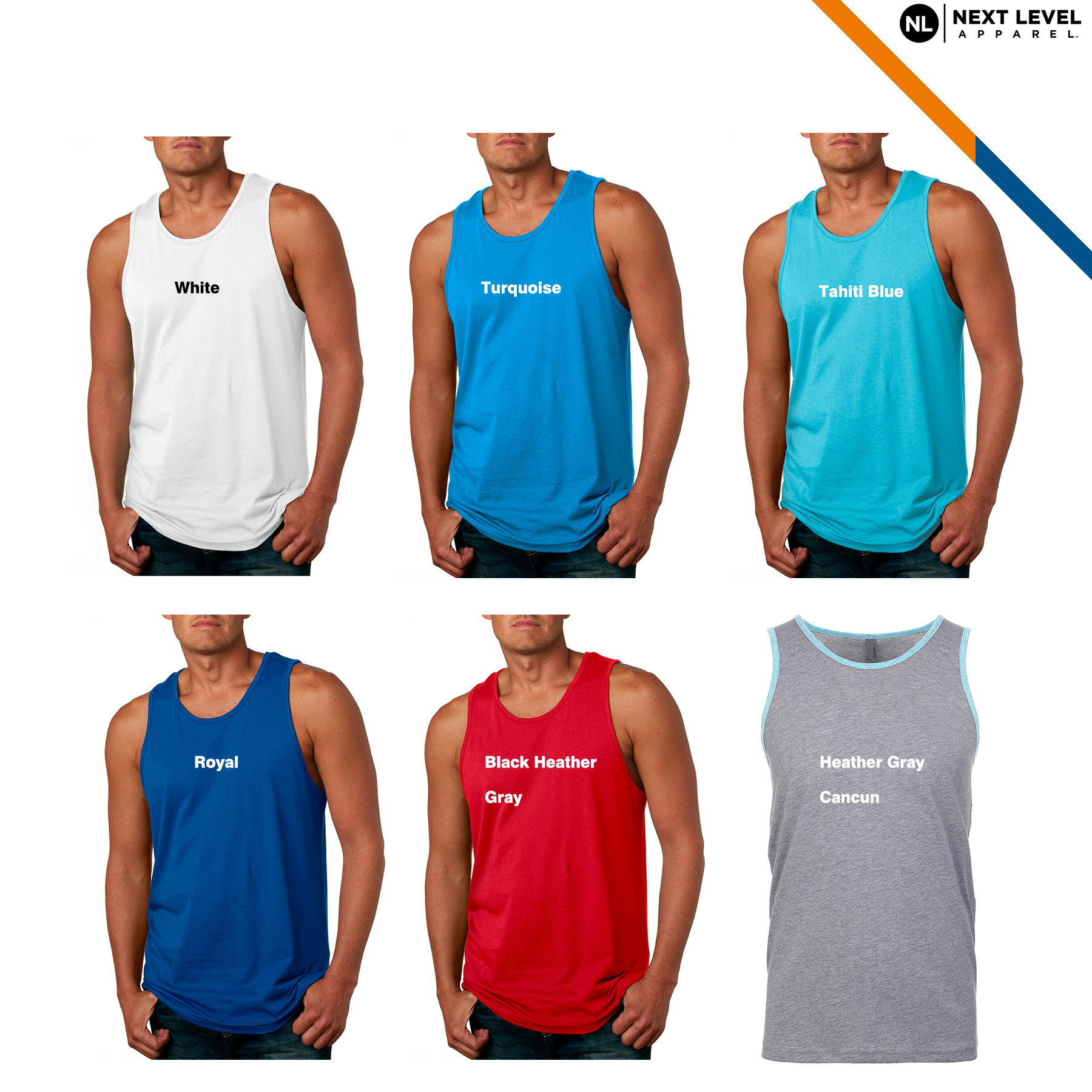 Next Level® Men's Jersey Tank Tops 4