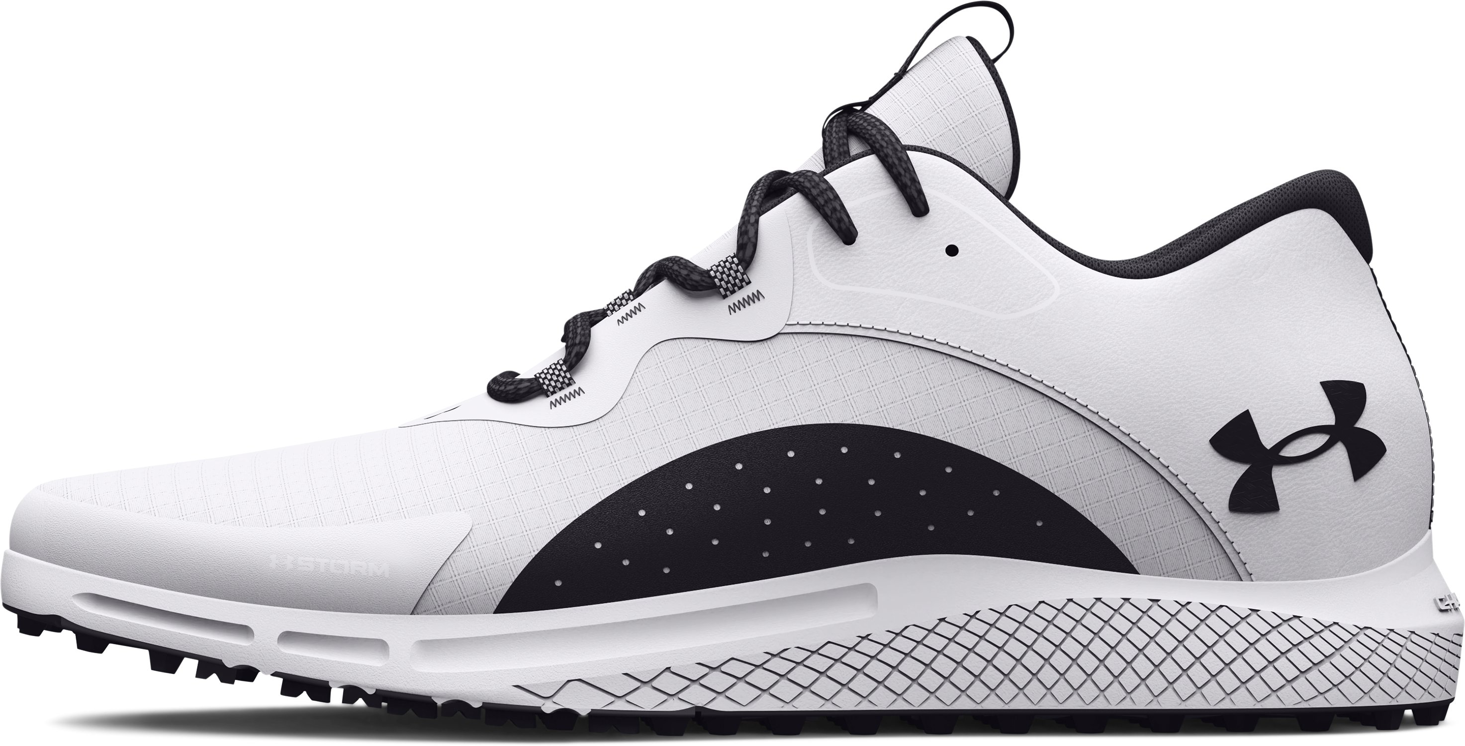 UA Charged Draw 2 Spikeless Men's Golf Shoes, custom athletic wear with logo imprint 6