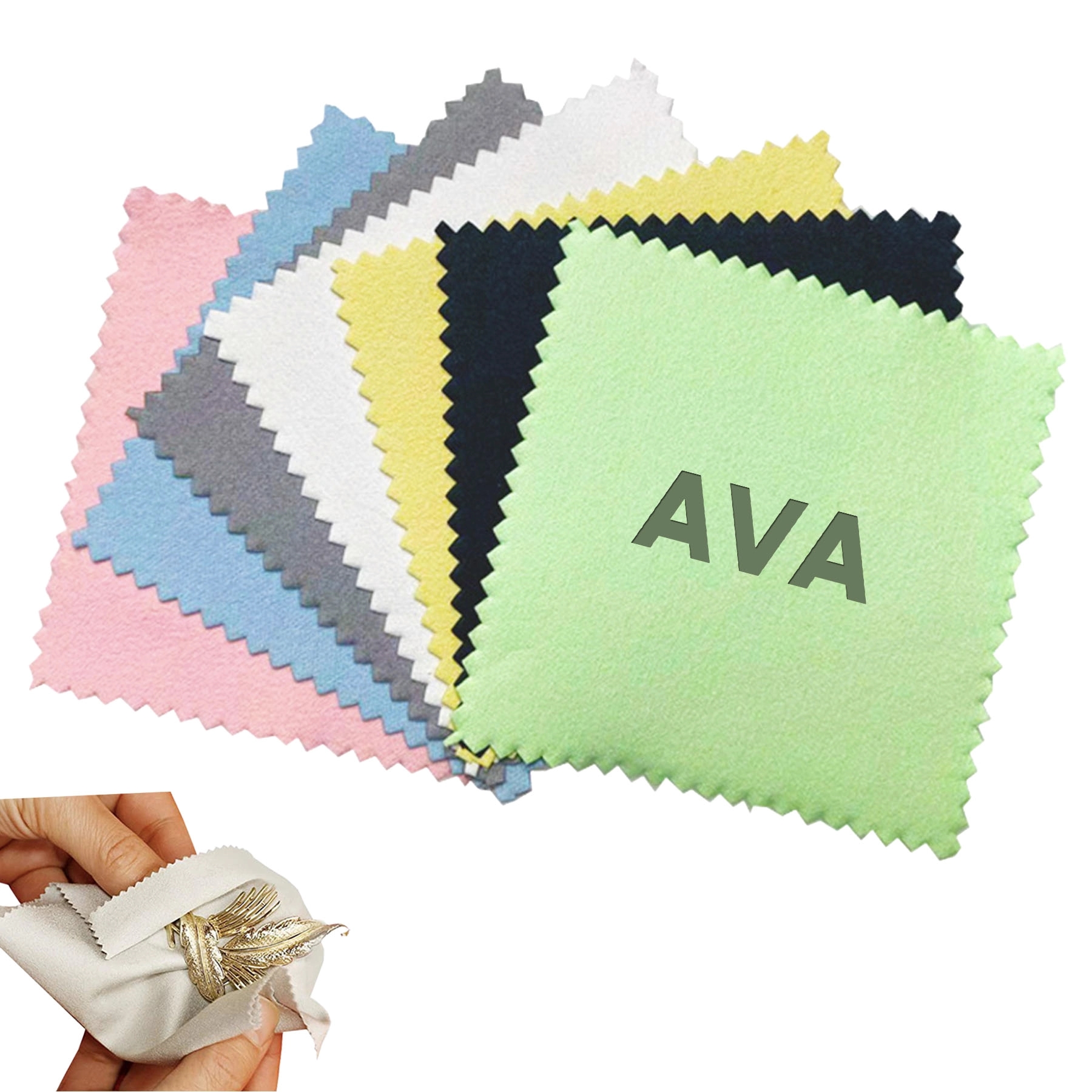 Double Sided Fleece Silver Polishing Cloth 3