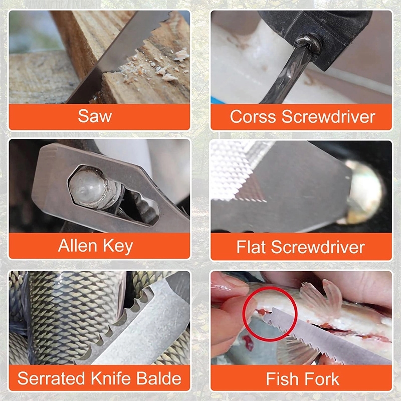 14 in 1 Multitool Portable Folding Survival Pocket Hammer 3