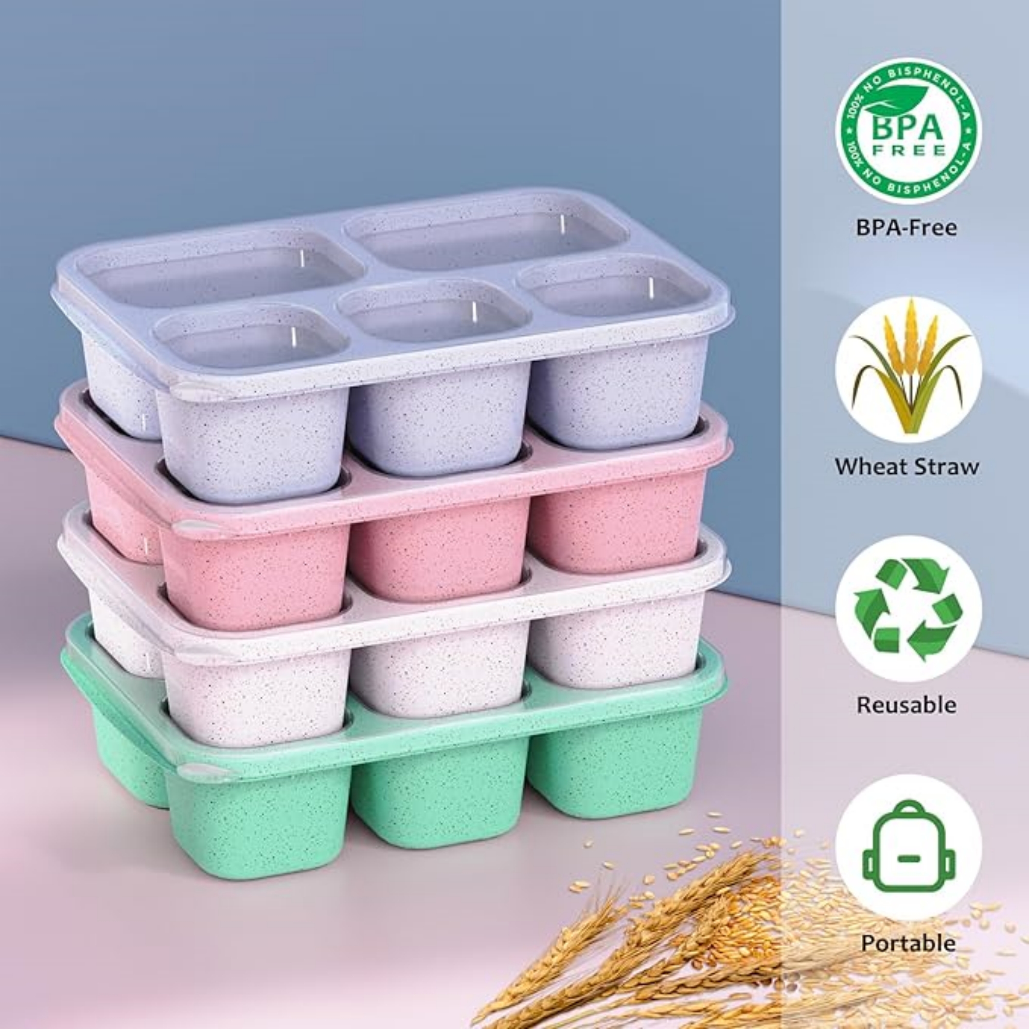 5-Compartments Lunch Box 4