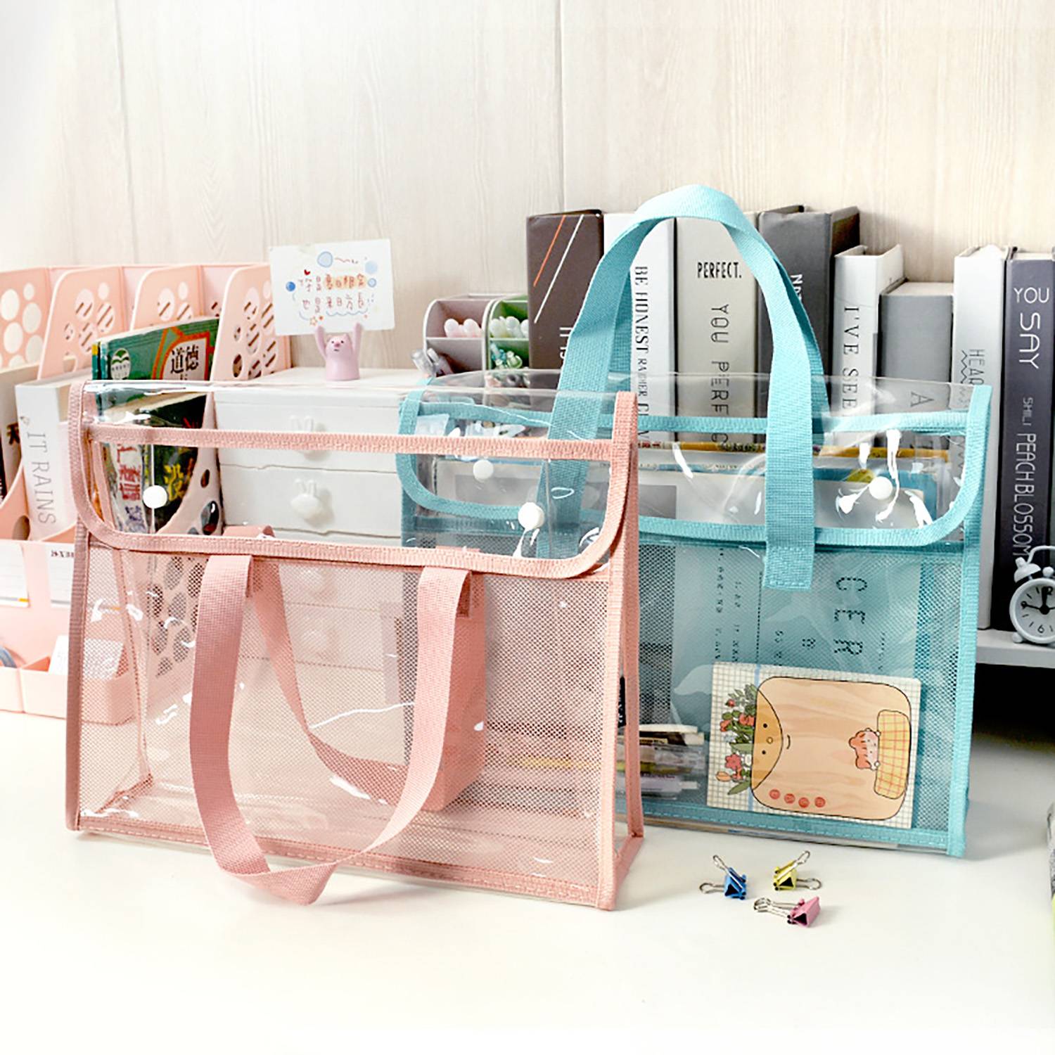 Thickened pvc handbag 7