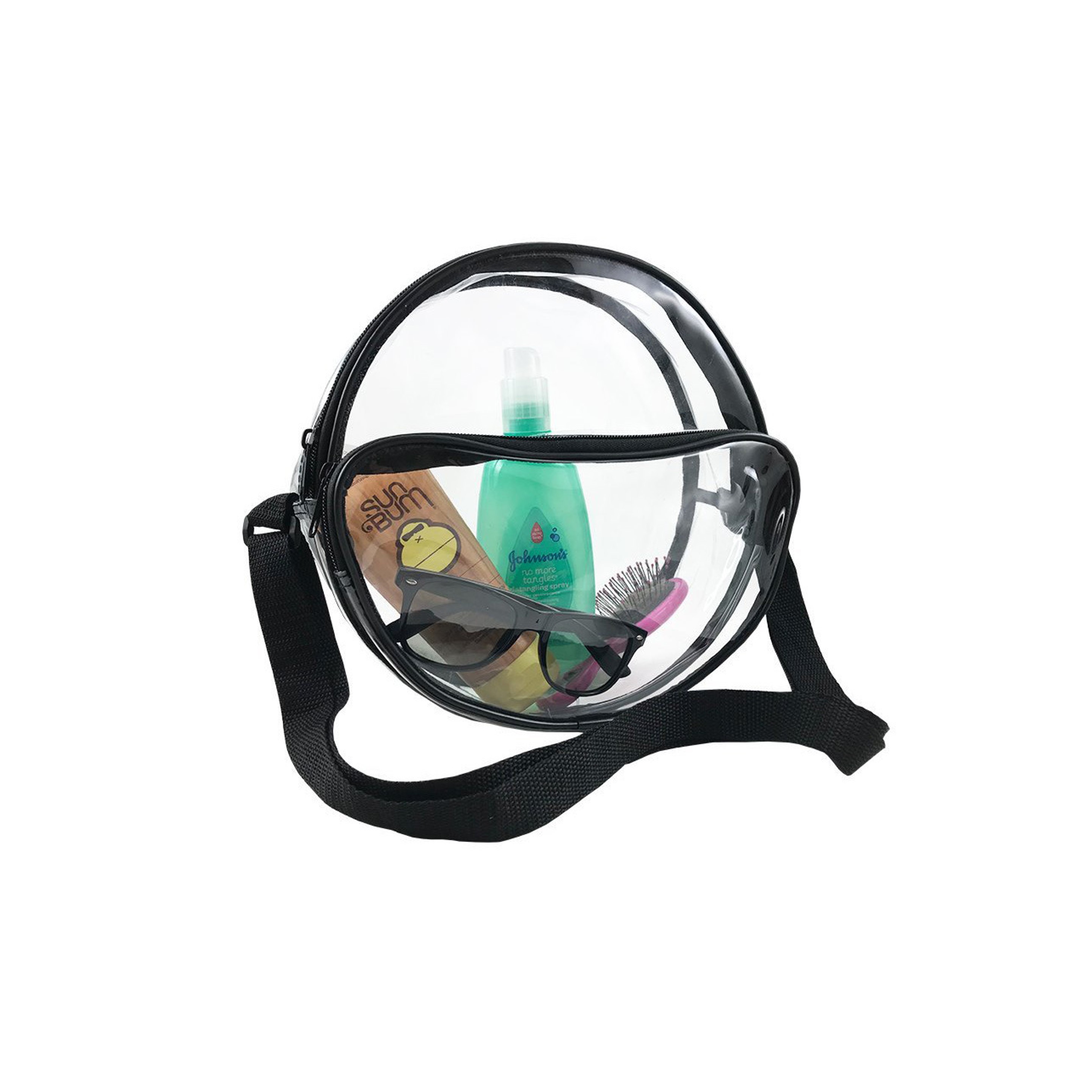 Clear Round Purse Bag (direct import) 5