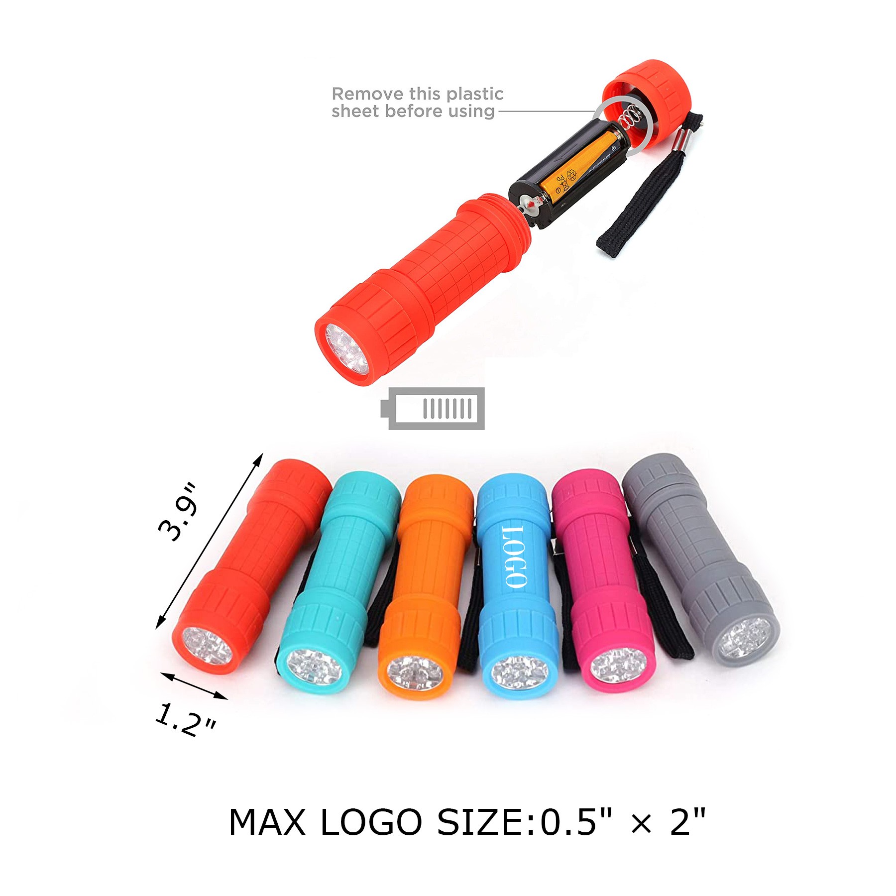 9 LED Mini Flashlight Set 2