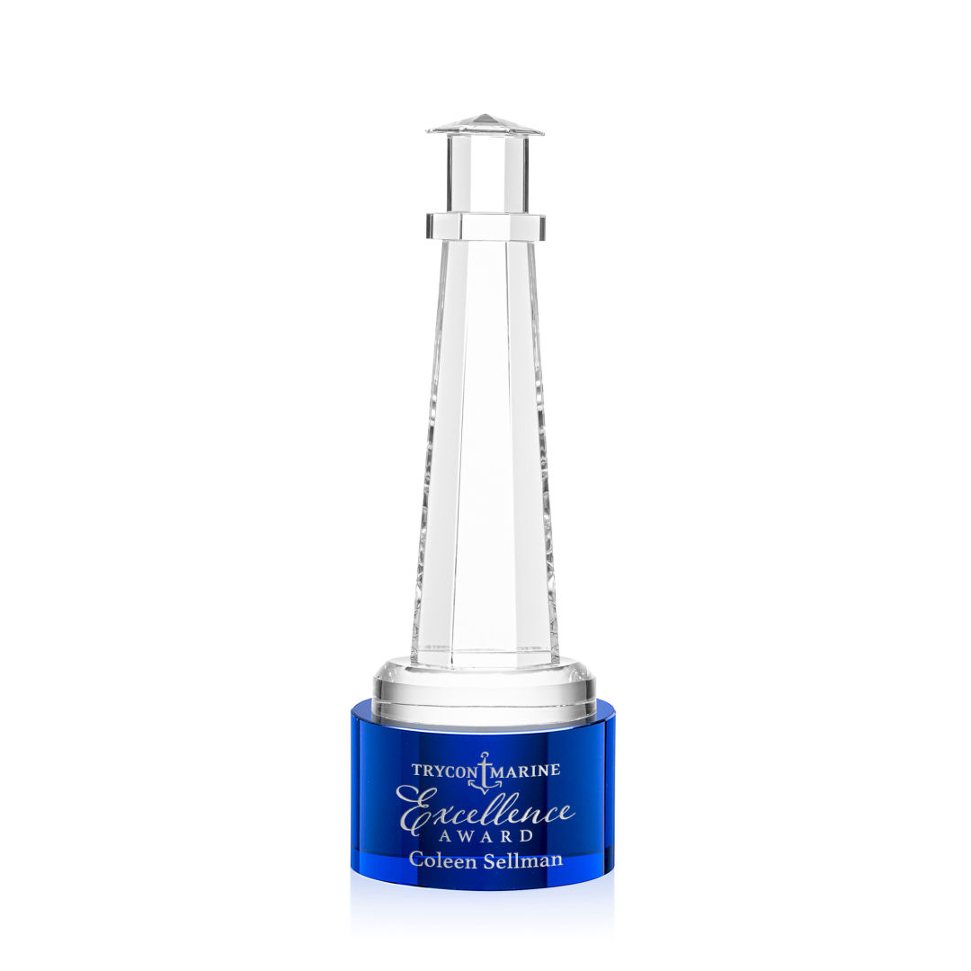 Lighthouse Award on Marvel Base - Blue 8