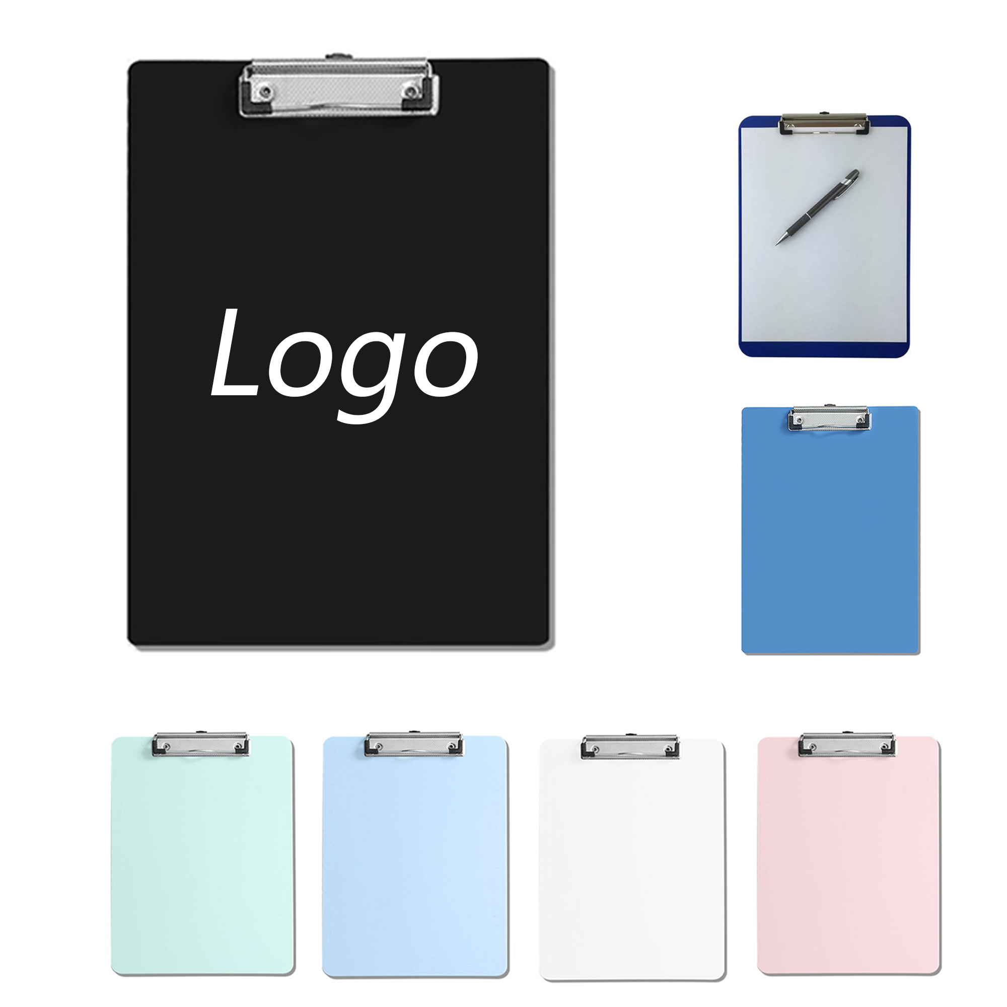 A4 Plastic Clipboards With Low Profile Metal Clip 2