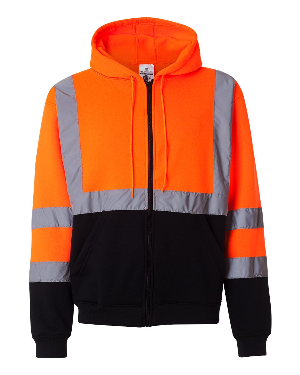 Unisex Hi-Vis Full-Zip Hooded Sweatshirt - JS102-103 12