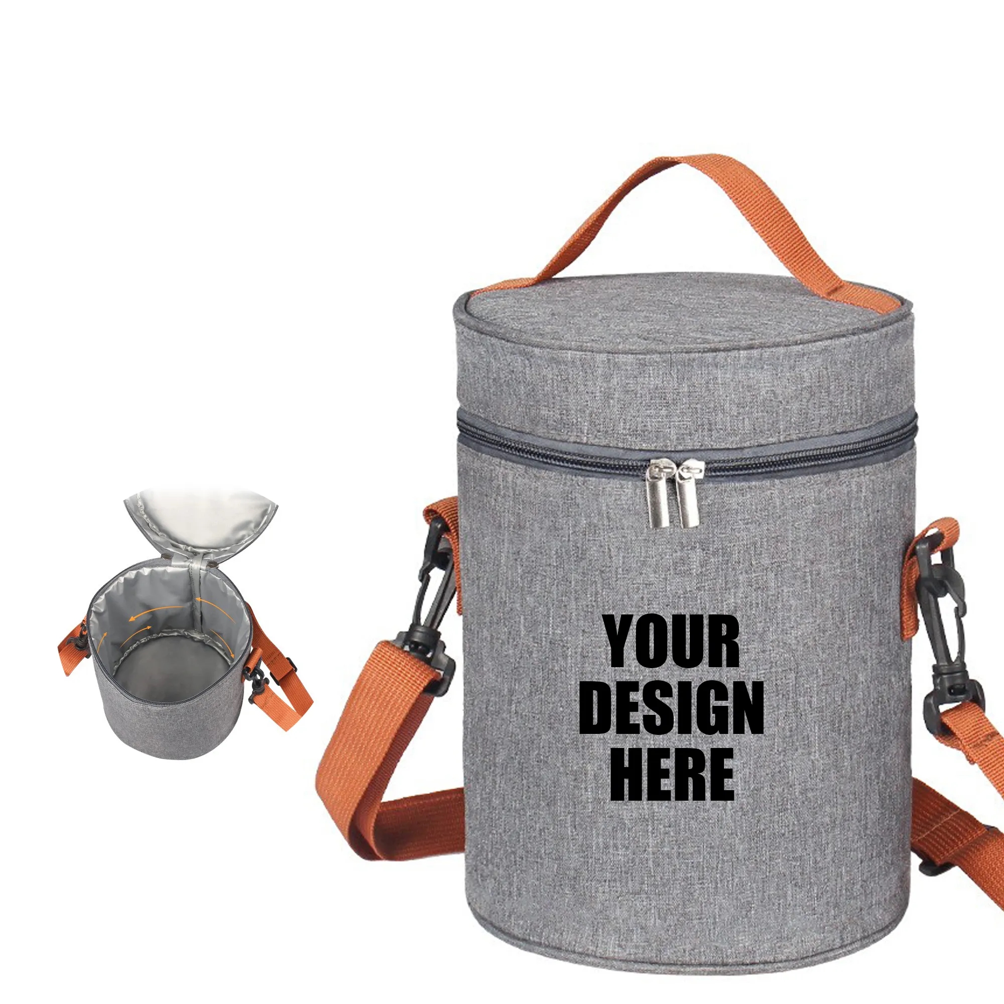 PEVA Portable Bucket Cooler Bag 7