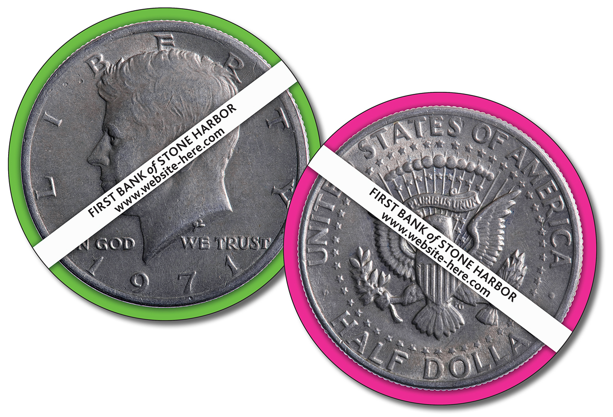 Laminated Card - 3.25 Inch Diameter Circle - 14 pt. 5