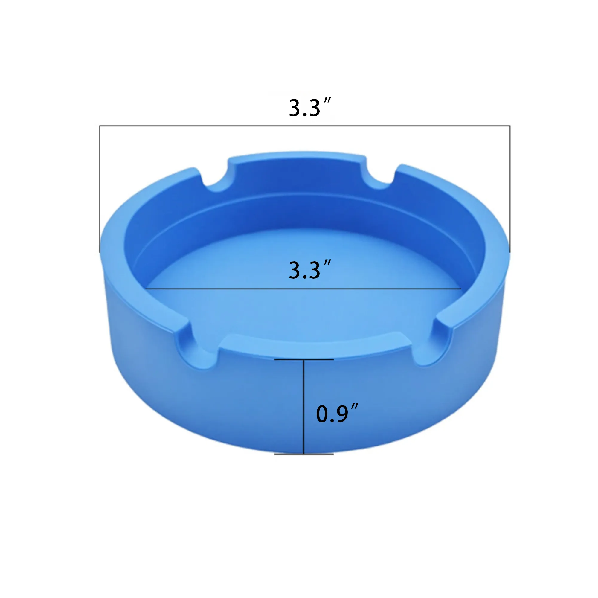Premium Silicone Rubber Ashtray 1