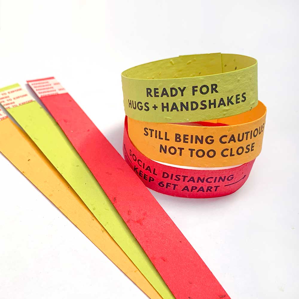 Social Cues Seed Paper Wristbands Long 5