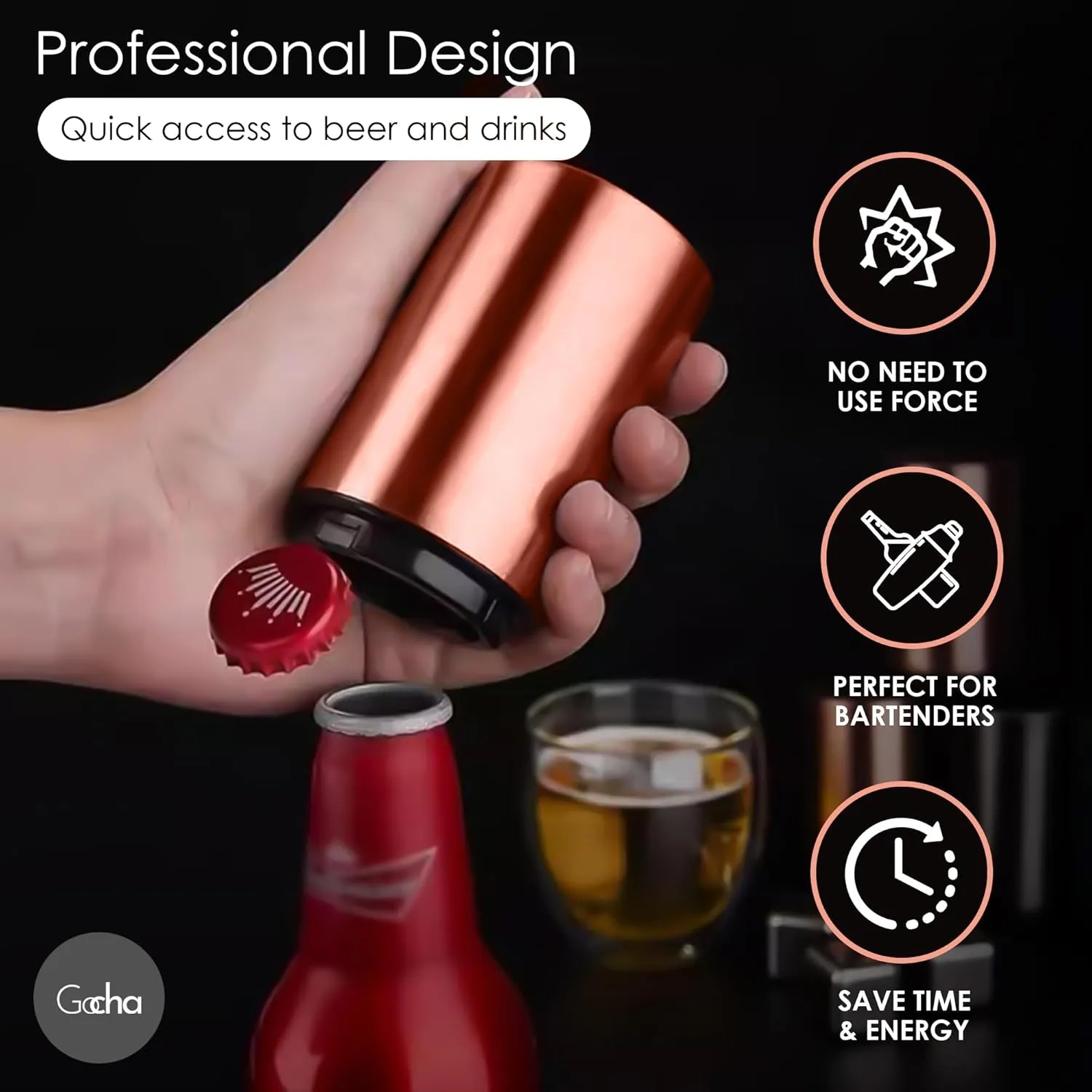 Portable Automatic Bottle Cap Opener 2