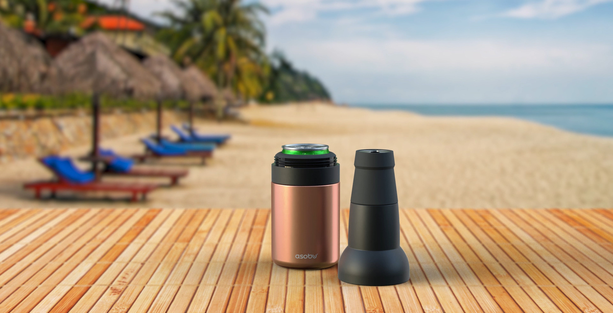 Asobu Frosty Beer 2-Go Bottle Insulator 8
