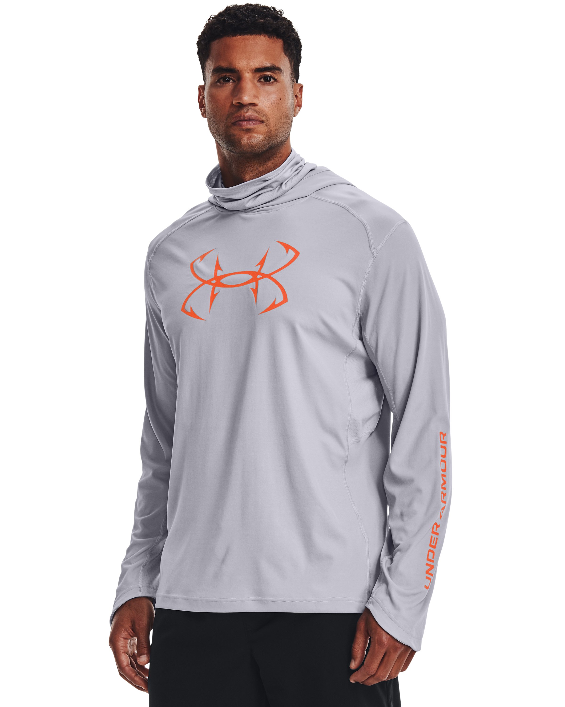 Men's UA Iso-Chill Hook Gaiter Hoodie, custom hoodie or sweatshirt with logo imprint 3