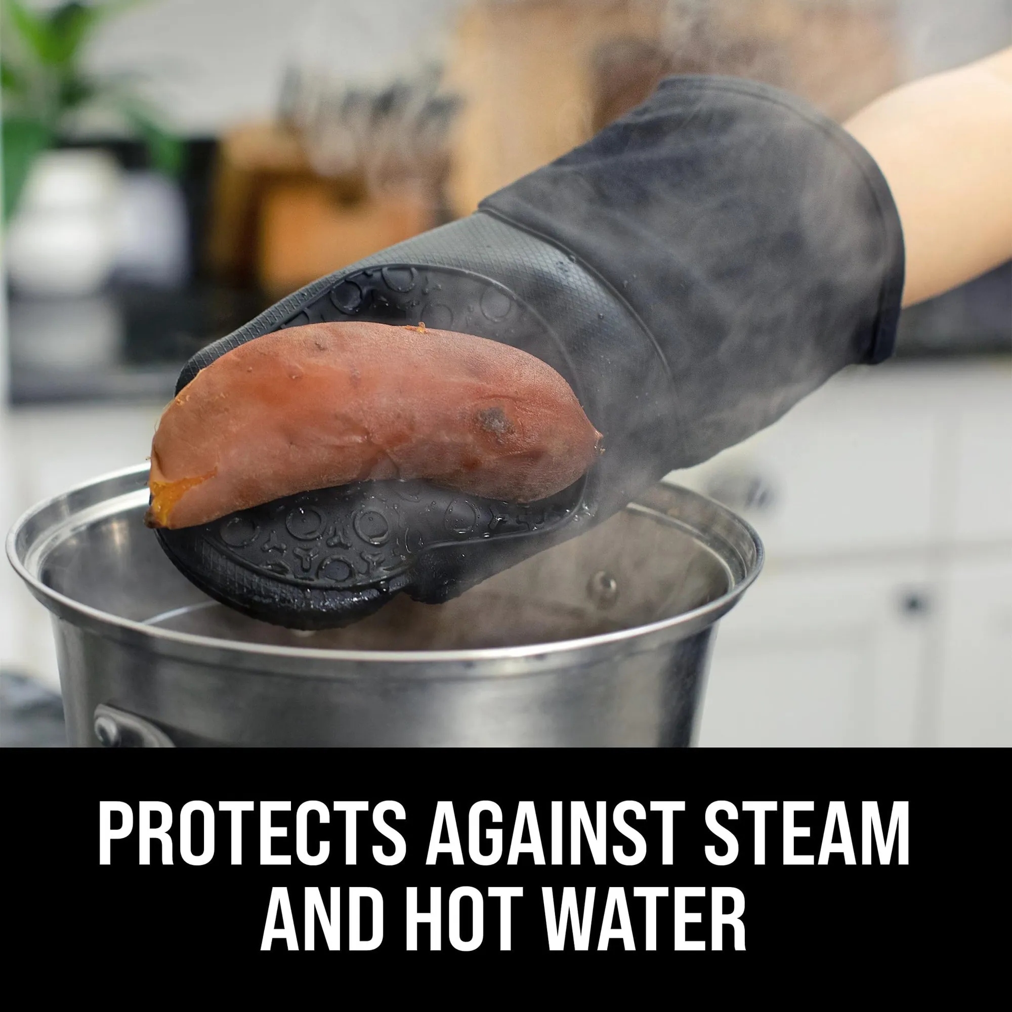Silicone Oven Mitts Ultra Heat 3