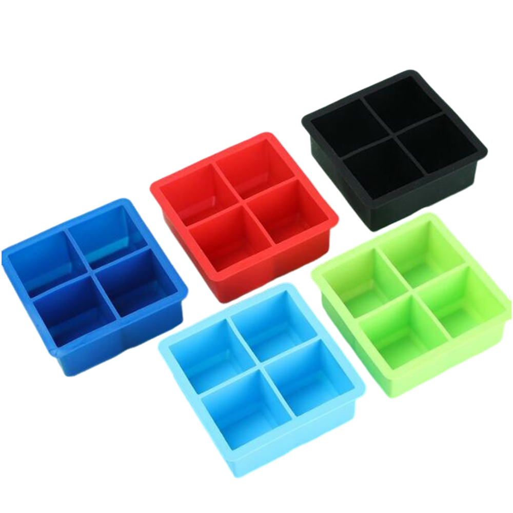 Square 4 Grids Ice Cube Tray 2