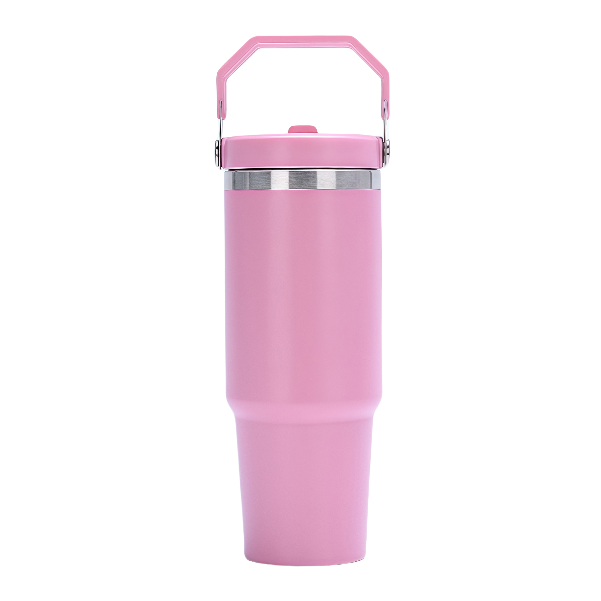 30oz Large Capacity Double Wall Vacuum Insulated Stainless Steel Tumbler with Straw 4