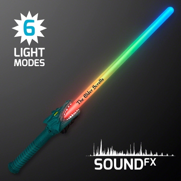 LED Dragon Saber Swords with Sound Effects 3