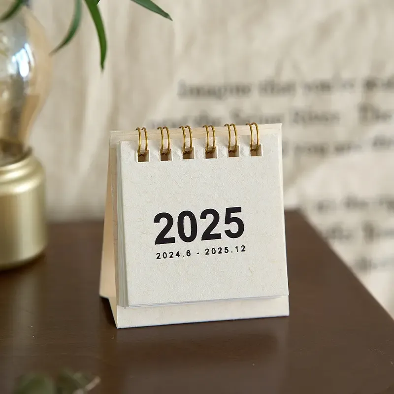 Kraft Paper Mini Desk Calendar 10