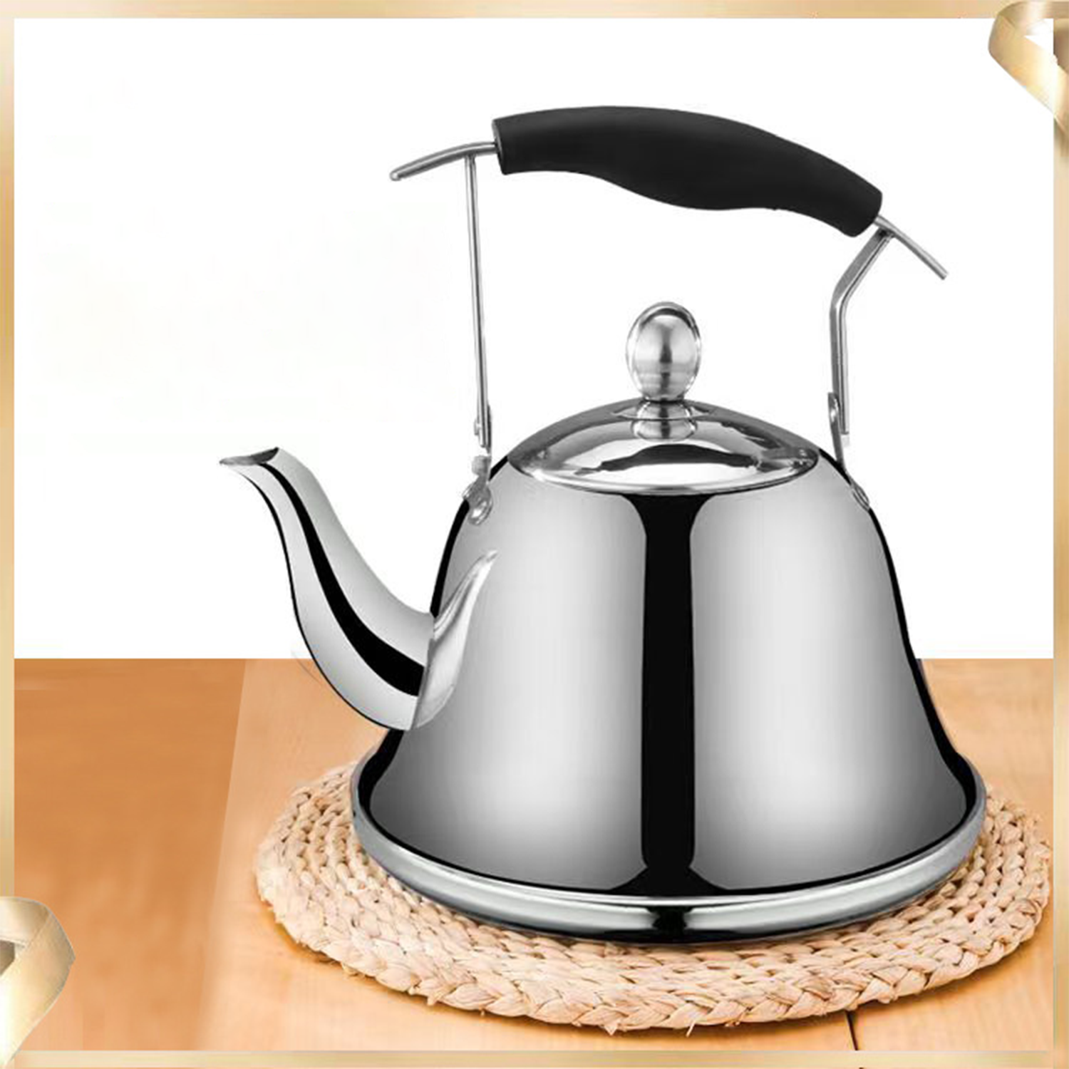 Large Capacity No Magnetic Thickening Tone Hot Kettle 3
