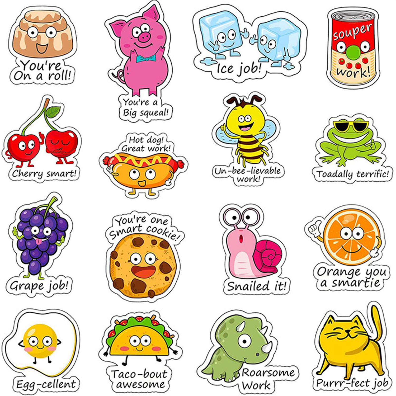 Waterproof Cartoon Stickers for Kids Classroom 1