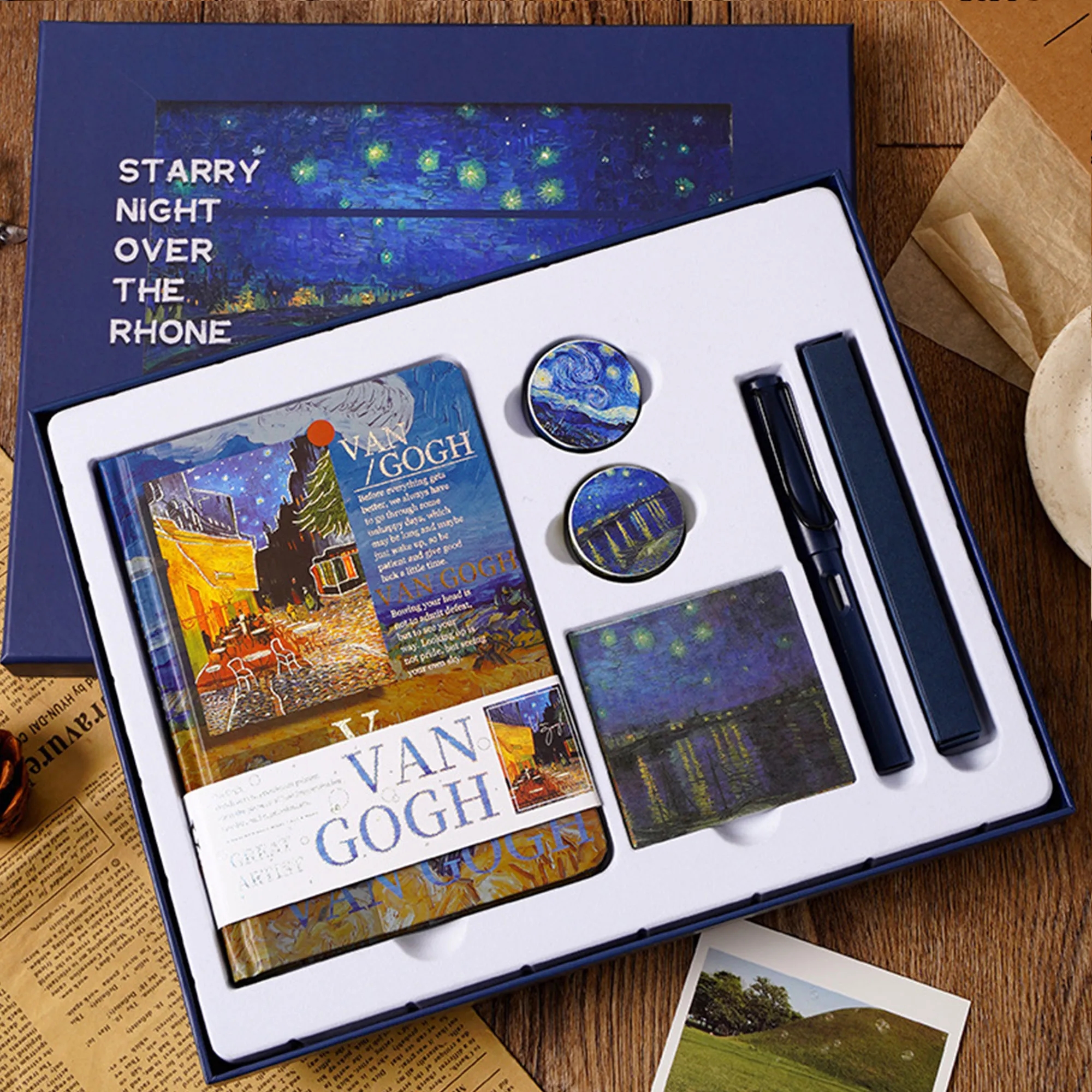 Creative Artistic Oil Painting Journal Gift Box for Students 4