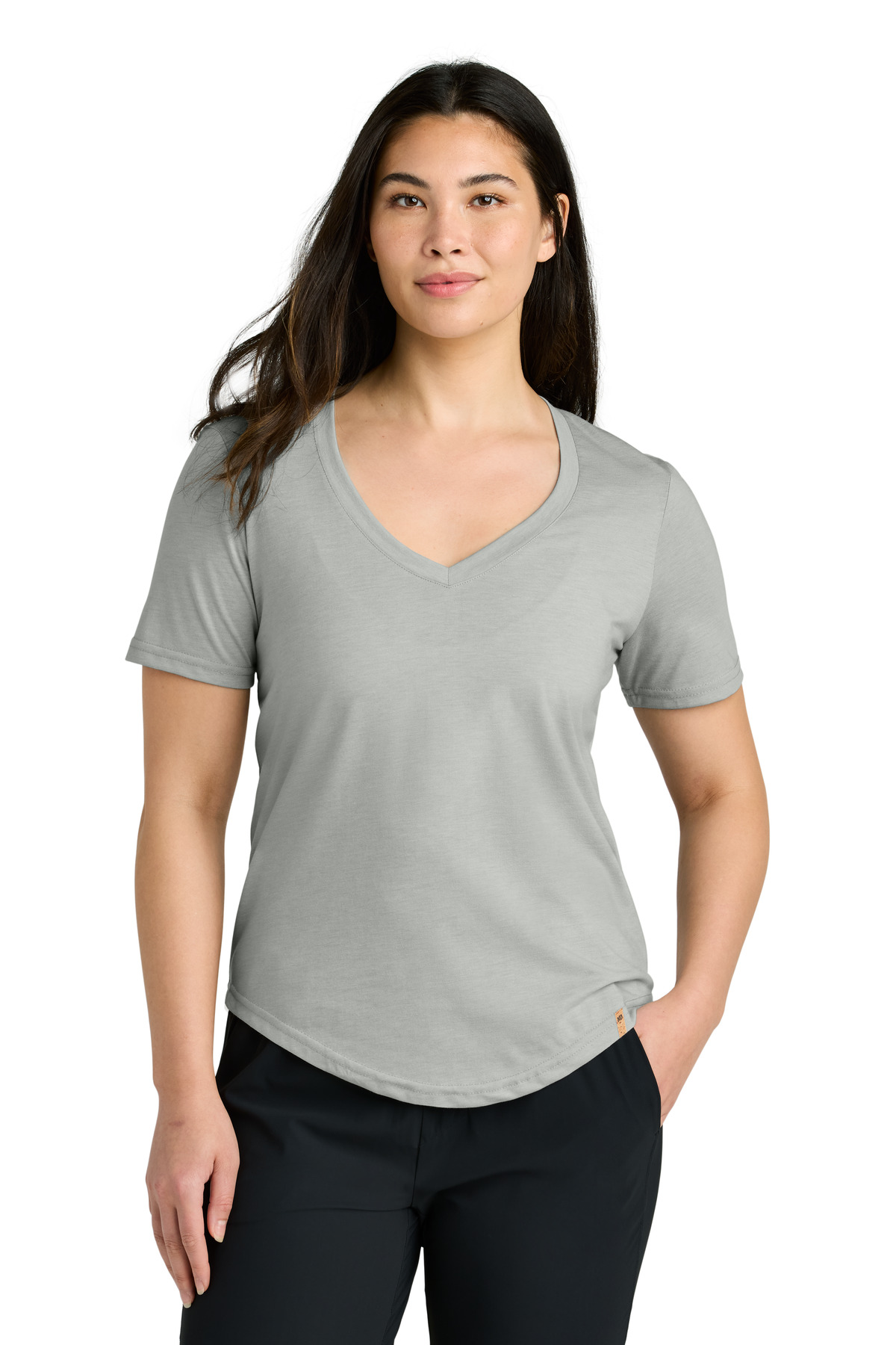 tentree Women's TreeBlend V-Neck T-Shirt TTCW5646 7