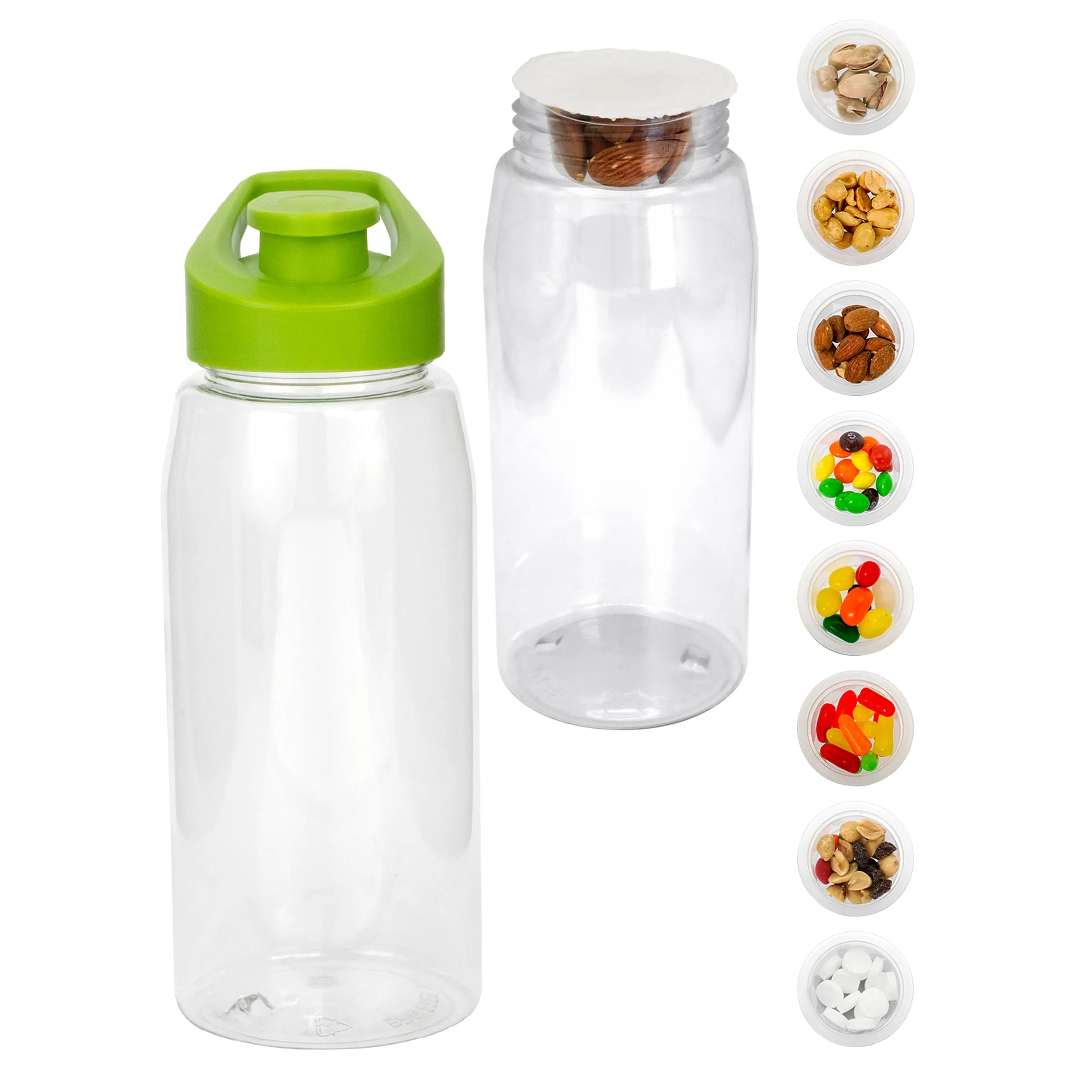 Easy Pour 25 oz. Recycled Snack Bottle 10