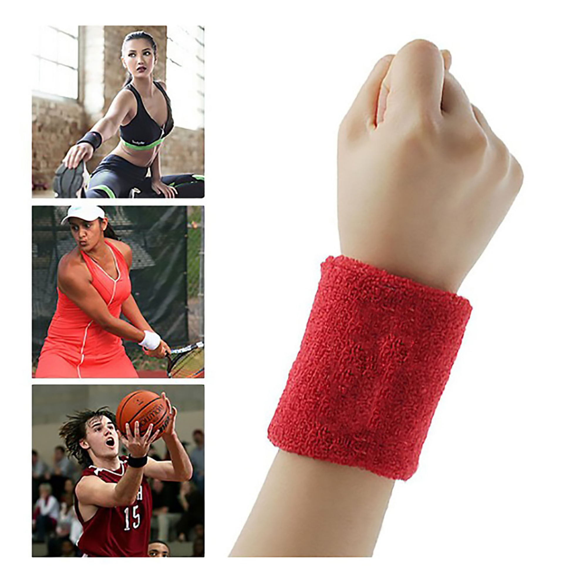 Cotton Wrist Sweatband 2